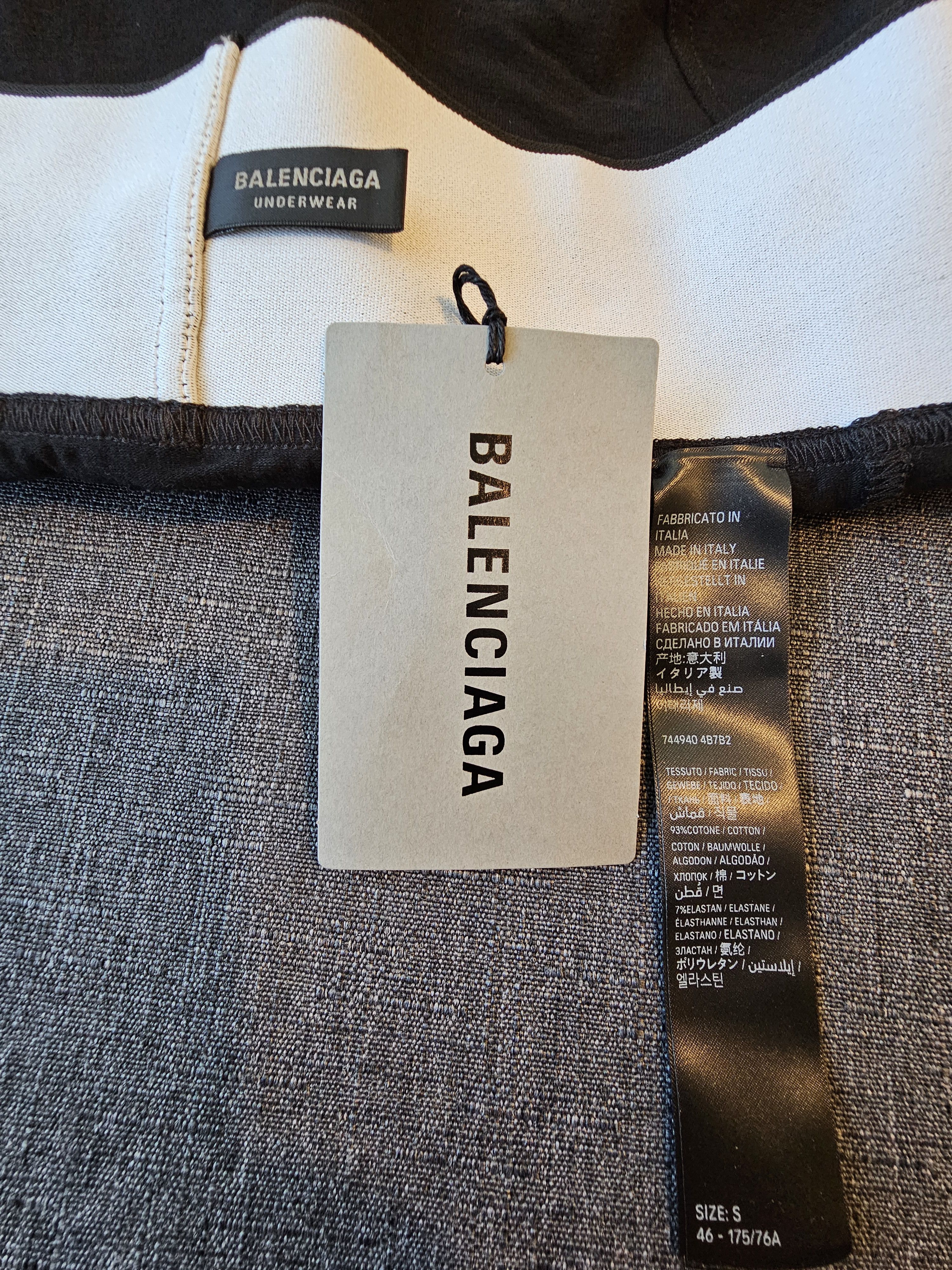 Balenciaga Balenciaga Men's Midway Boxer Briefs Black size Small 46 Size 32 - 4 Thumbnail