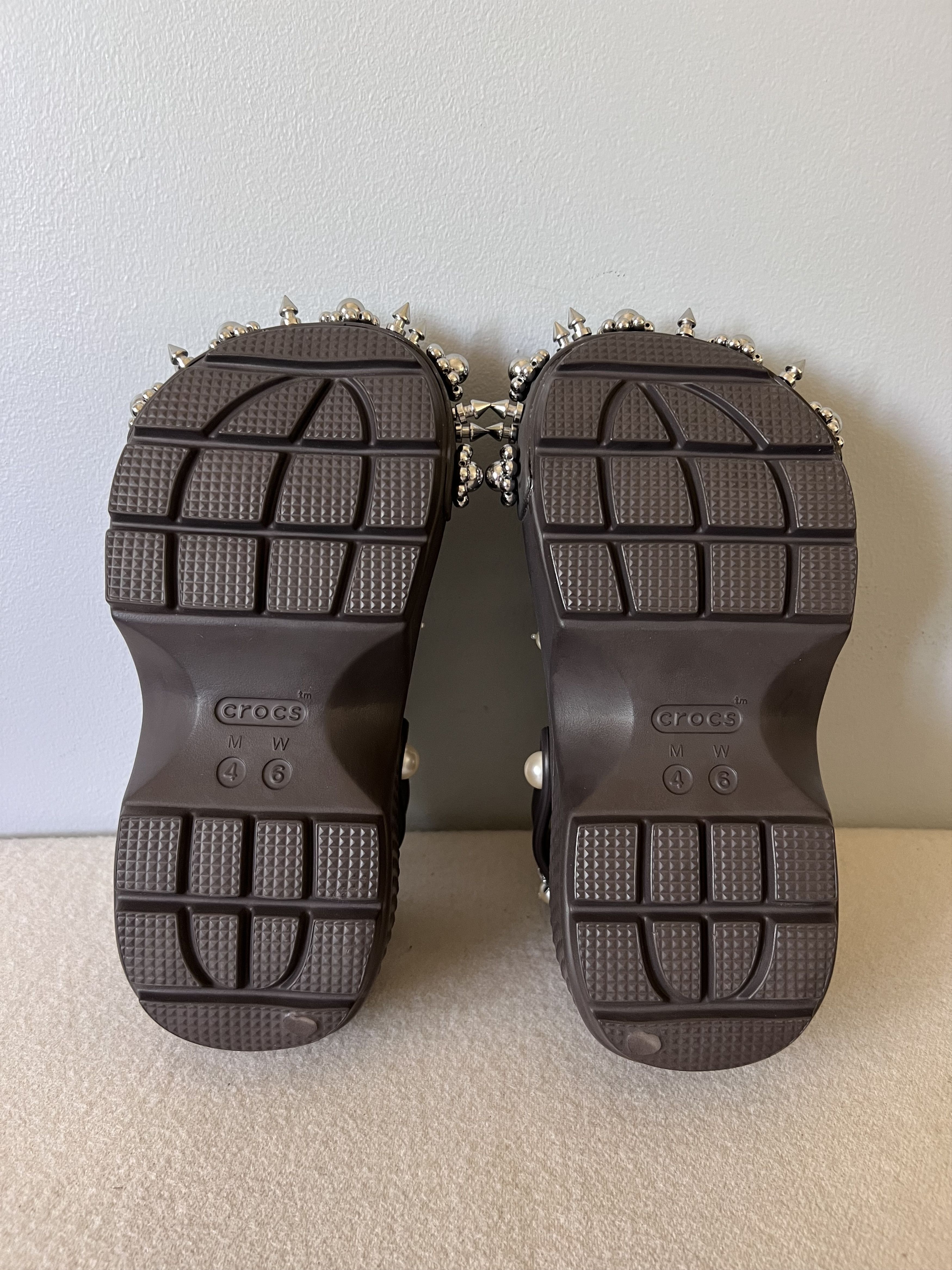 Simone Rocha Crocs Stomp Clog in Espresso