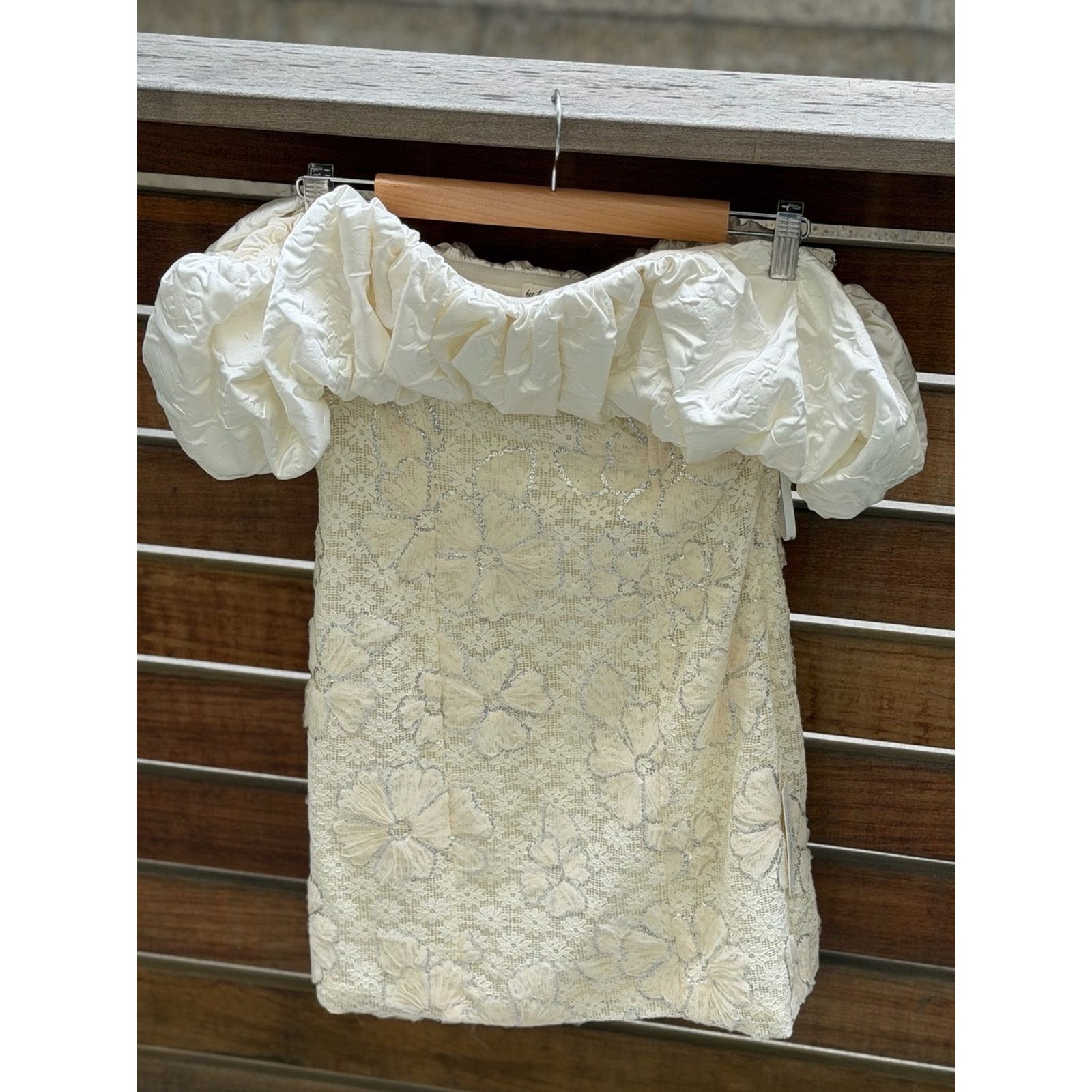 For Love & Lemons For Love & Lemons Snowflake Daisy Mini Dress NWT Size S / US 4 / IT 40 - 7 Thumbnail