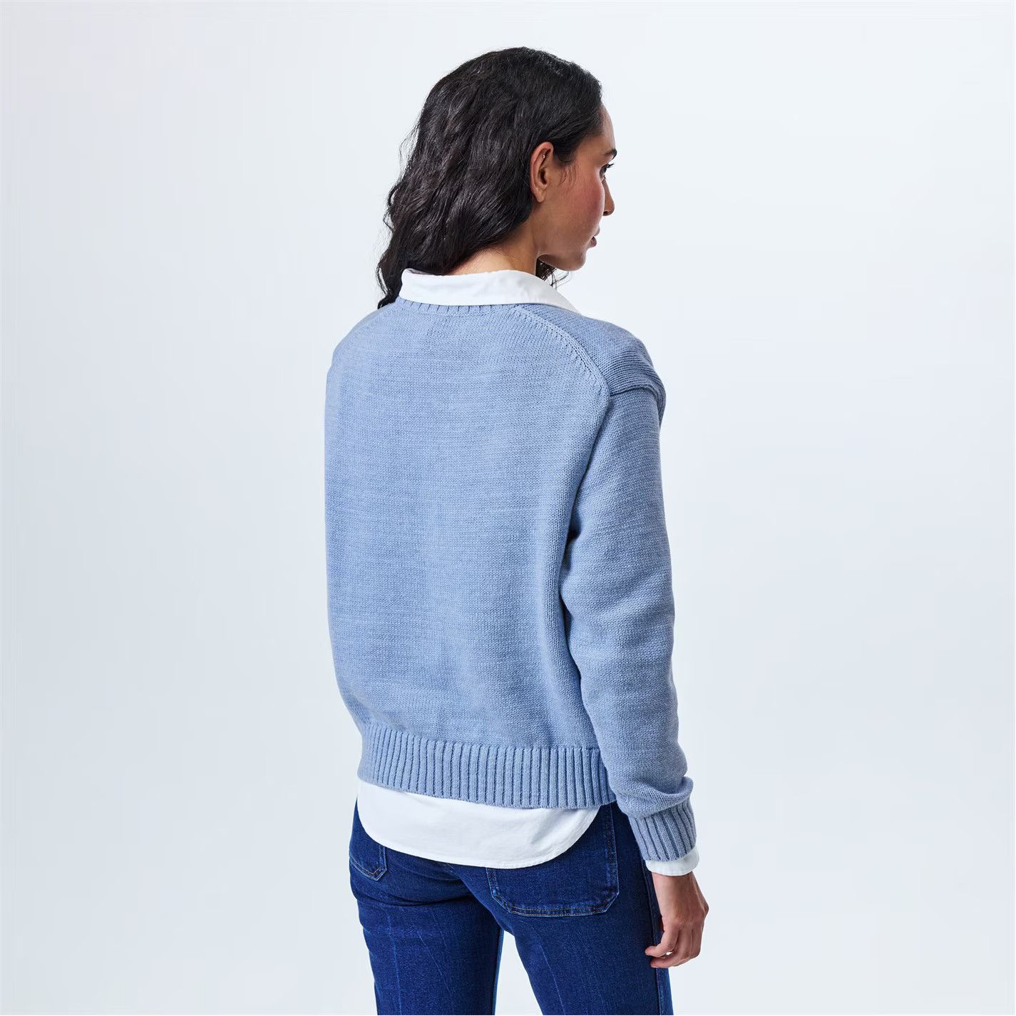 Polo Ralph Lauren o1g2r1mq0825 Bear Jumper in Blue Size L / US 10 / IT 46 - 4 Thumbnail
