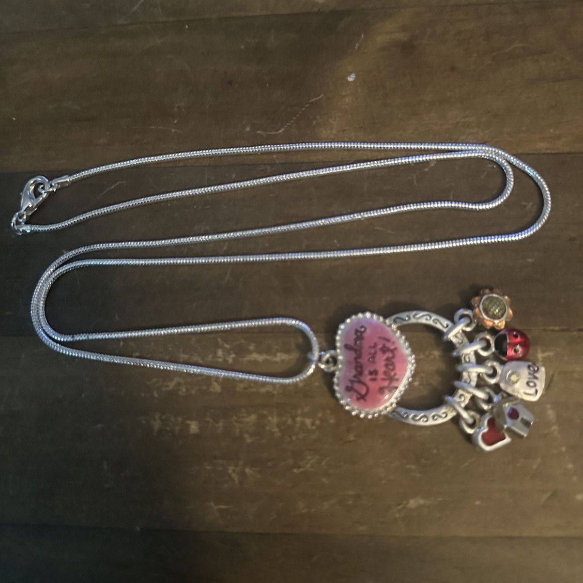 Other AJMC silver tone Grandma Is All Heart pendant necklace Size ONE SIZE - 3 Thumbnail
