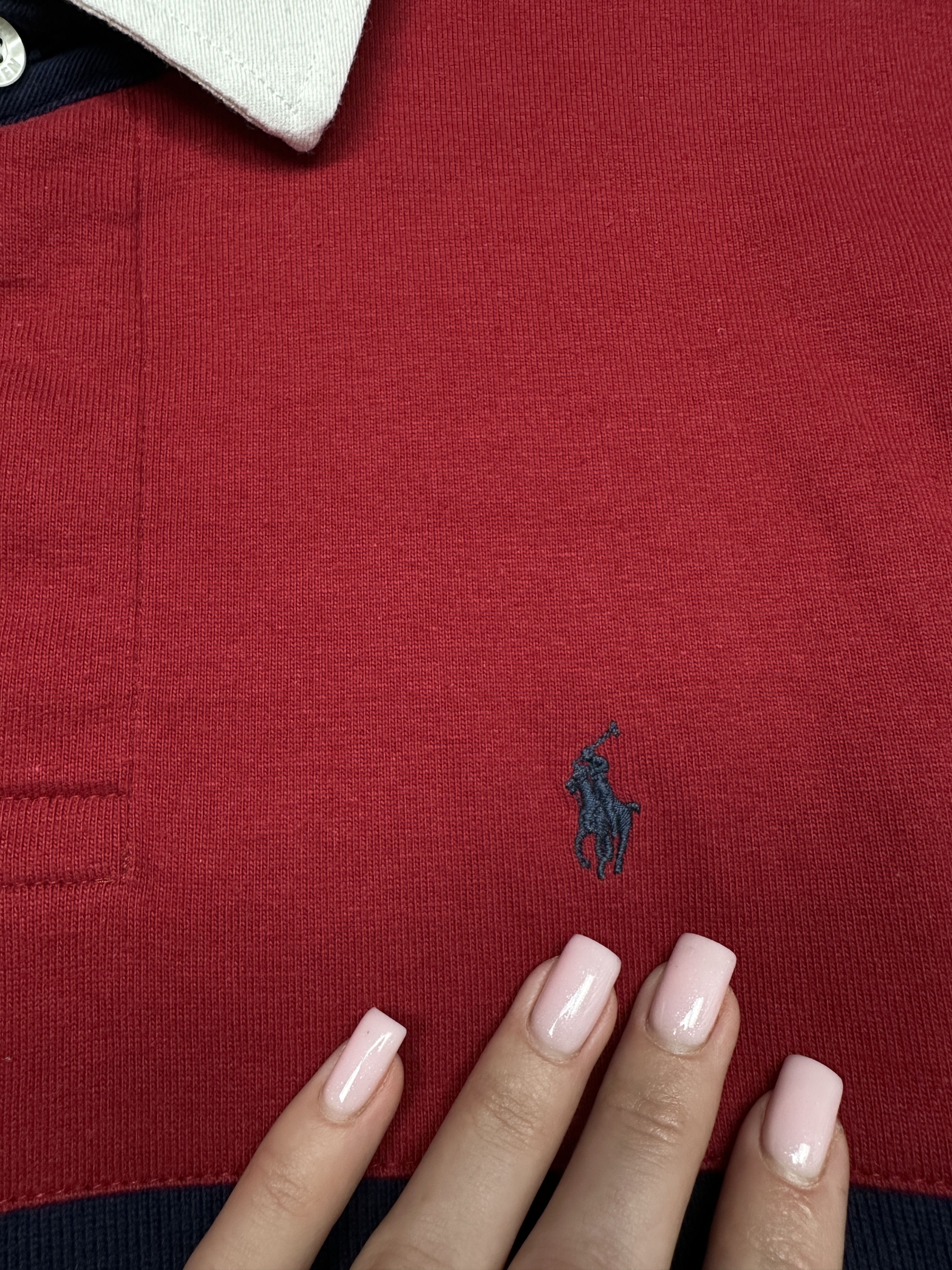 Polo Ralph Lauren Polo Ralph Lauren Vintage Mens Rugby Polo Shirt Size US XL / EU 56 / 4 - 3 Thumbnail
