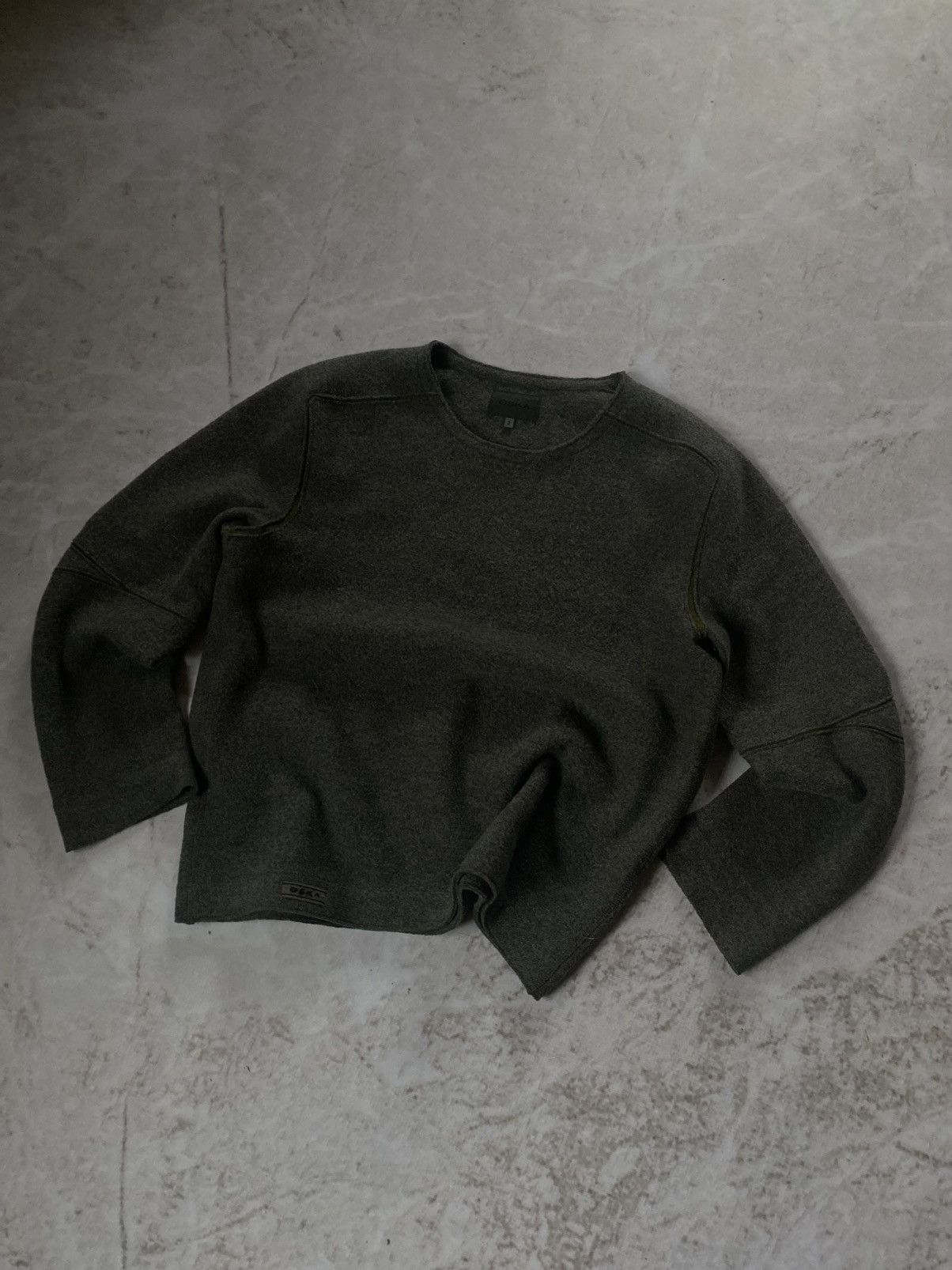 Designer Avant Garde Oska Fleece Sweatshirt Rundholz style Y2k Rare Size US M / EU 48-50 / 2 - 1 Thumbnail