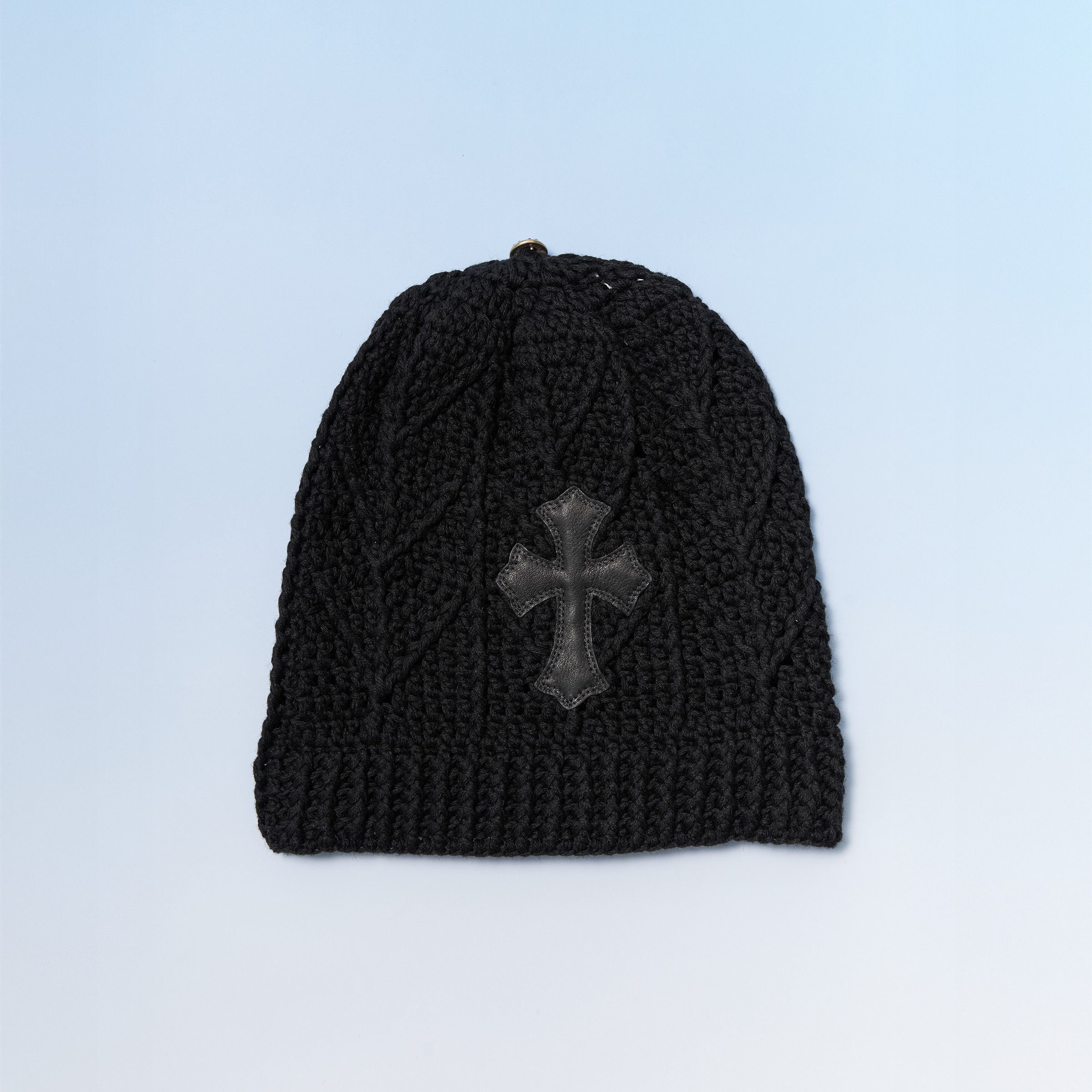 Chrome Hearts CHROME HEARTS Aspen Cross Patch Cashmere Beanie Size ONE SIZE - 1 Thumbnail