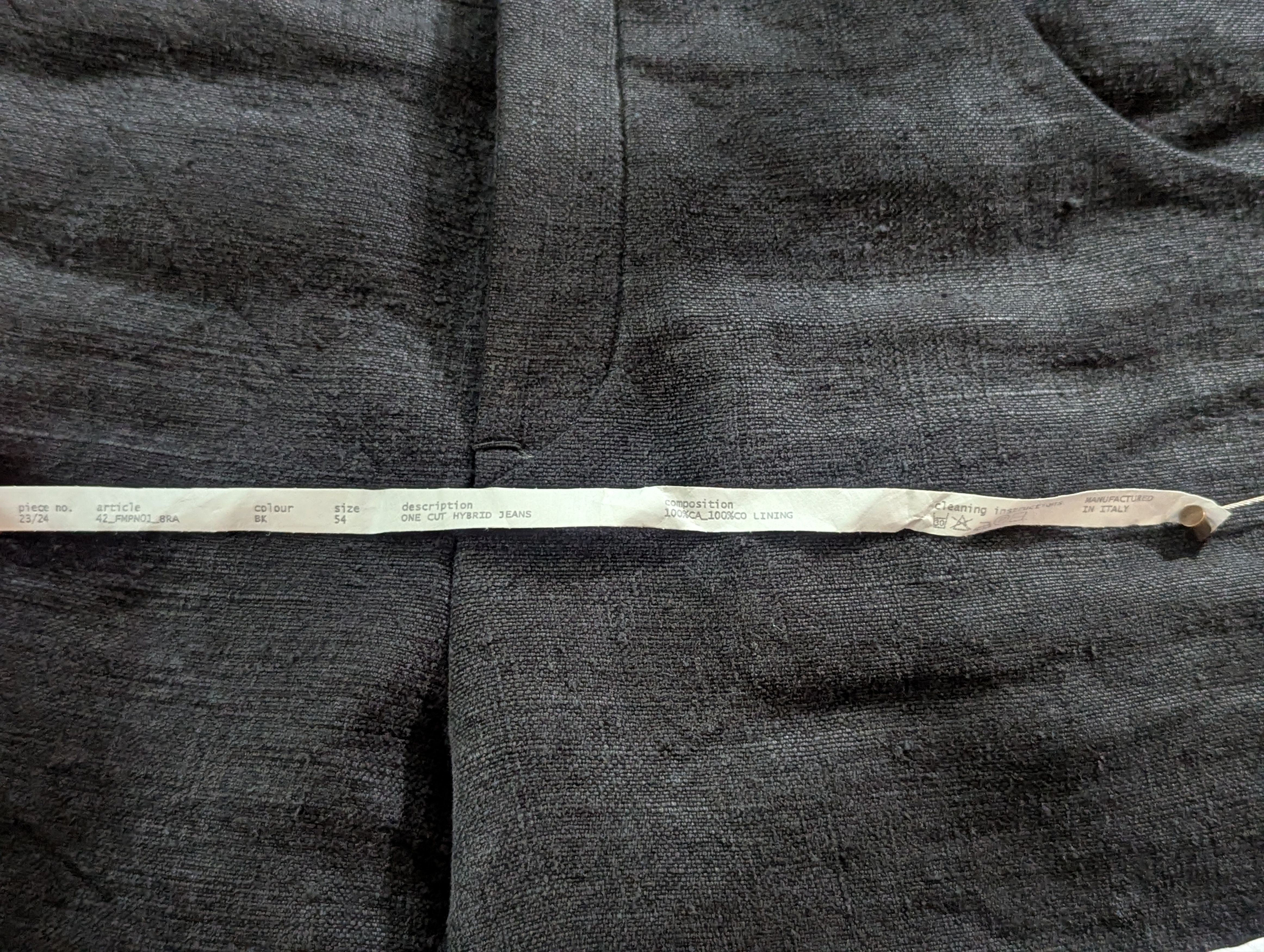 Label Under Construction Vintage Military Tent Jeans Size US 38 / EU 54 - 11 Thumbnail
