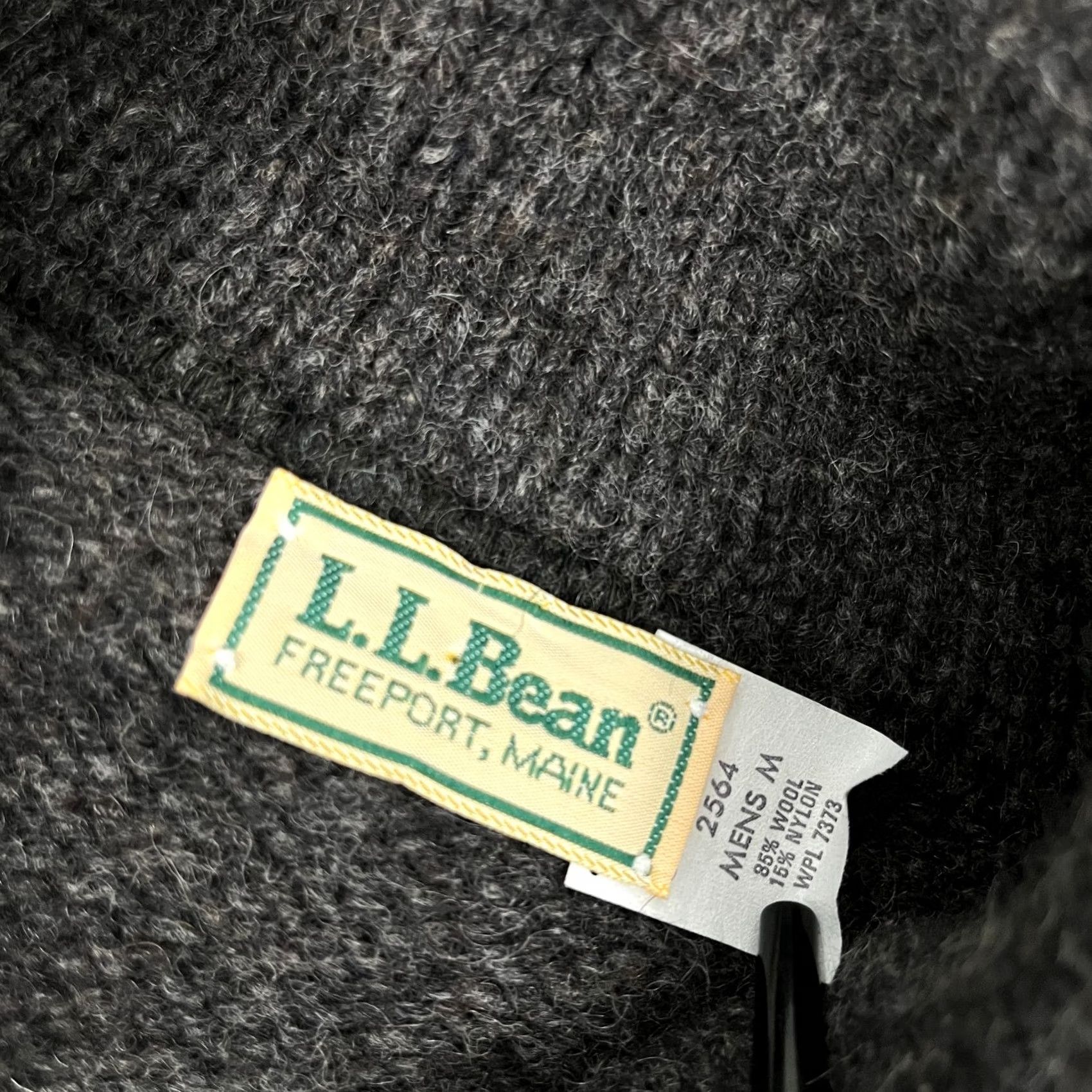 Vintage VINTAGE LL Bean Sweater Shirt Pullover Mens M Gray Wool Knit Shawl Collar Made in USA Size US M / EU 48-50 / 2 - 2 Thumbnail