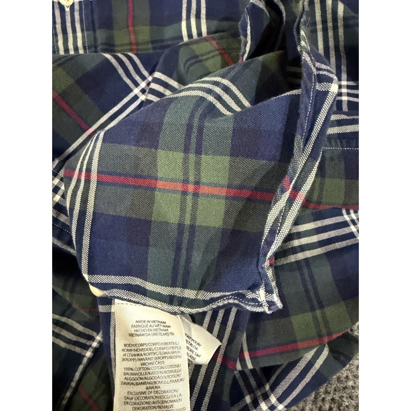 Ralph Lauren Ralph Lauren Shirt Mens 4XB Big & Tall Plaid Button-Down Long Sleeve Classic Fit Multicolor Size US XXL / EU 58 / 5 - 6 Thumbnail