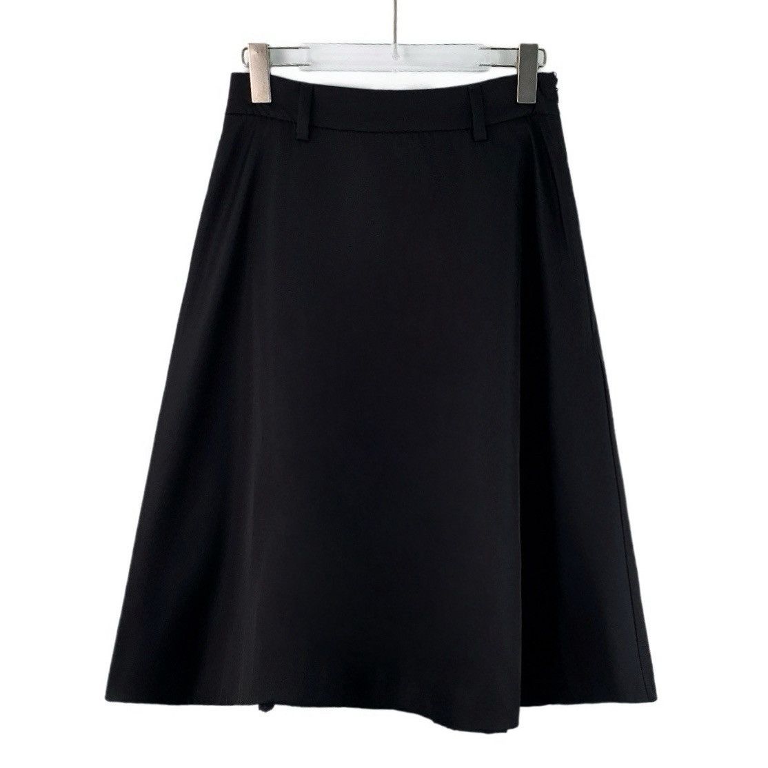 Prada Prada Black Triangle Label Nylon Casual Half Skirt Size 27" / US 4 / IT 40 - 1 Thumbnail
