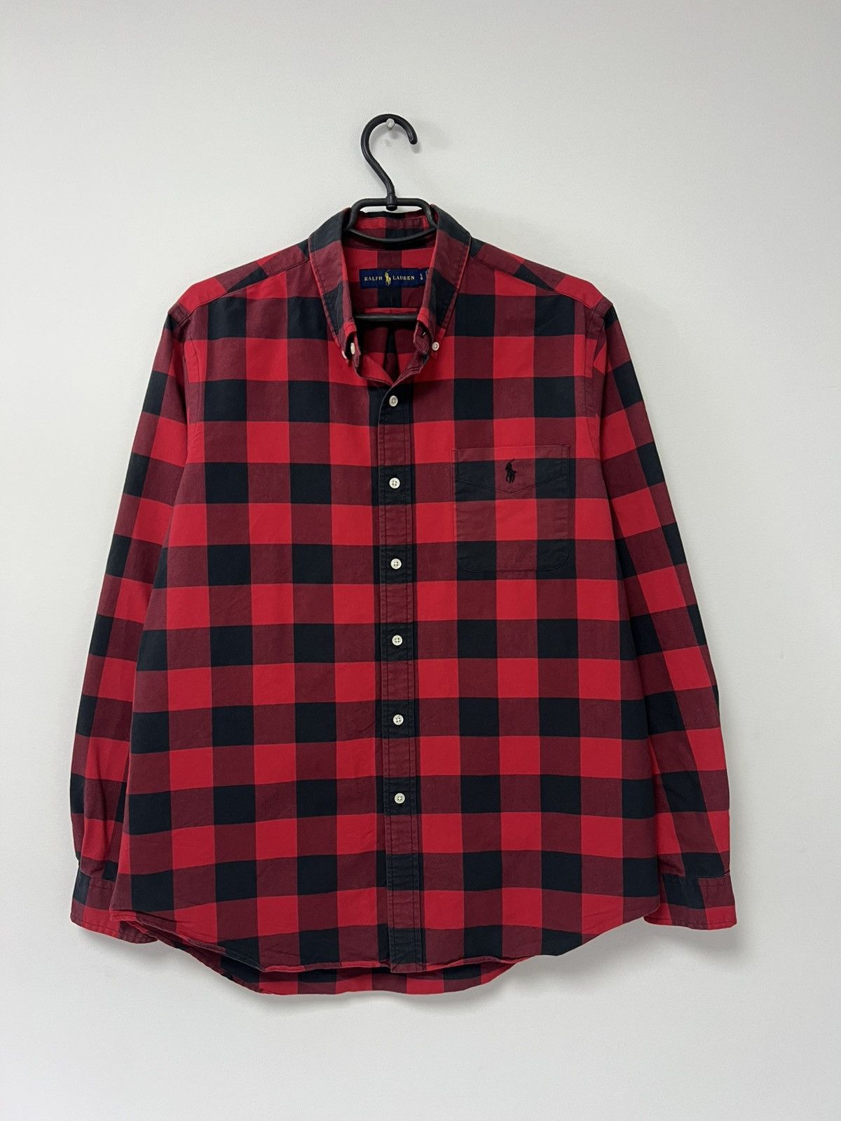 Vintage Polo Ralph Lauren Collared Button Down Shirt Cowboy