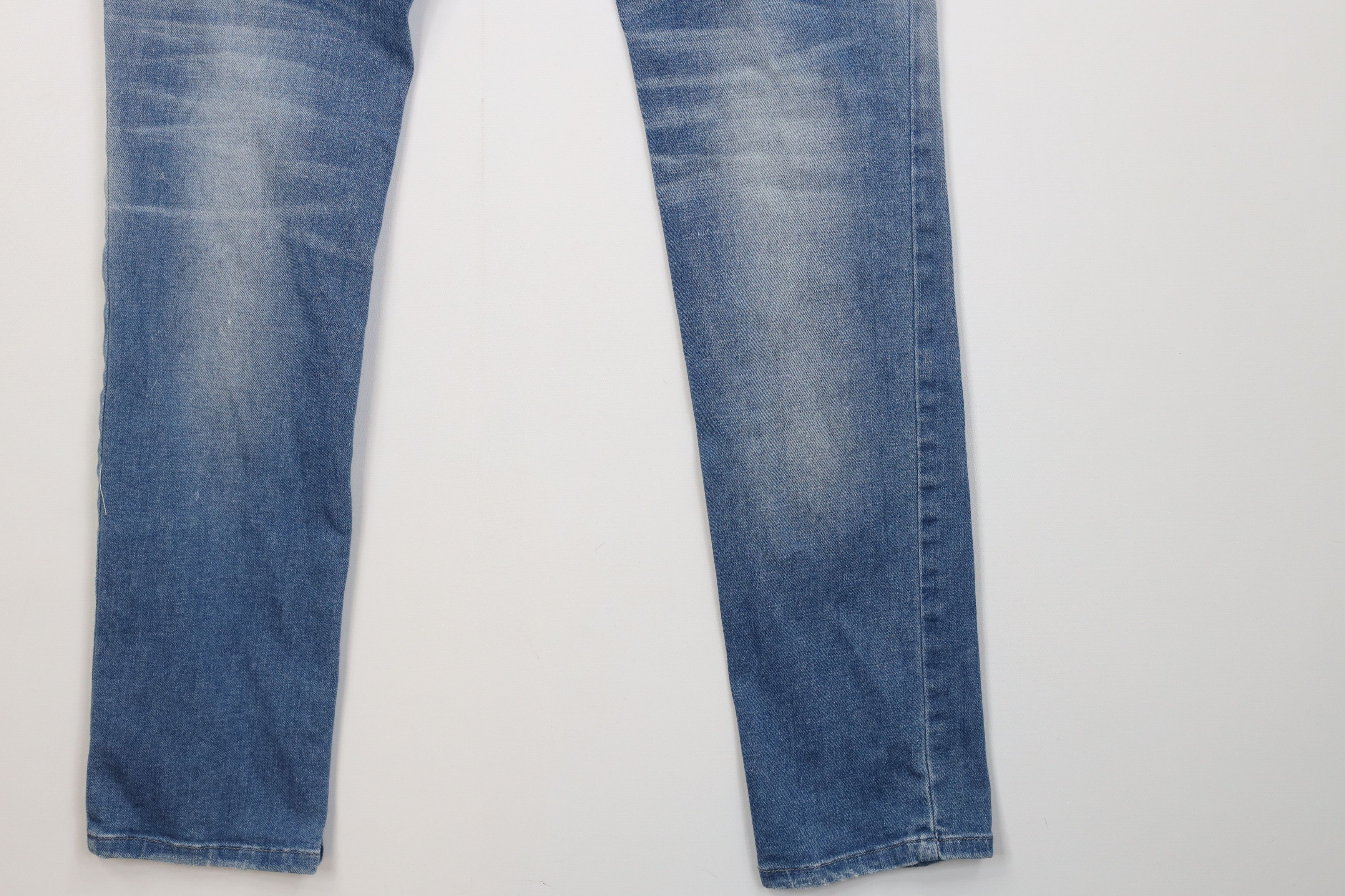 Vintage Vintage Diesel Industry Super Skinny Low Waist Jeans USA Size 27" / US 4 / IT 40 - 15 Thumbnail