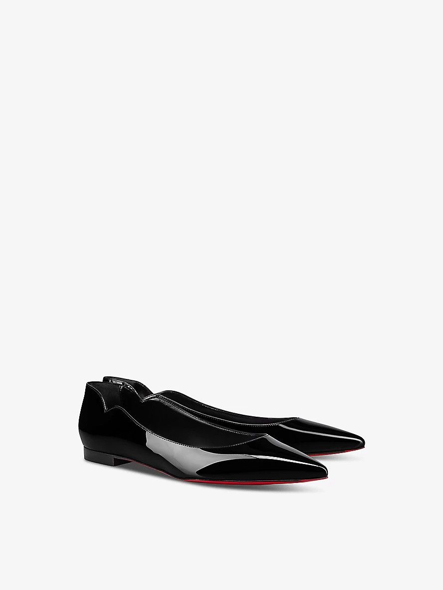Christian Louboutin oc11z0625 Flats in Black Size US 4 / IT 34 - 2 Thumbnail