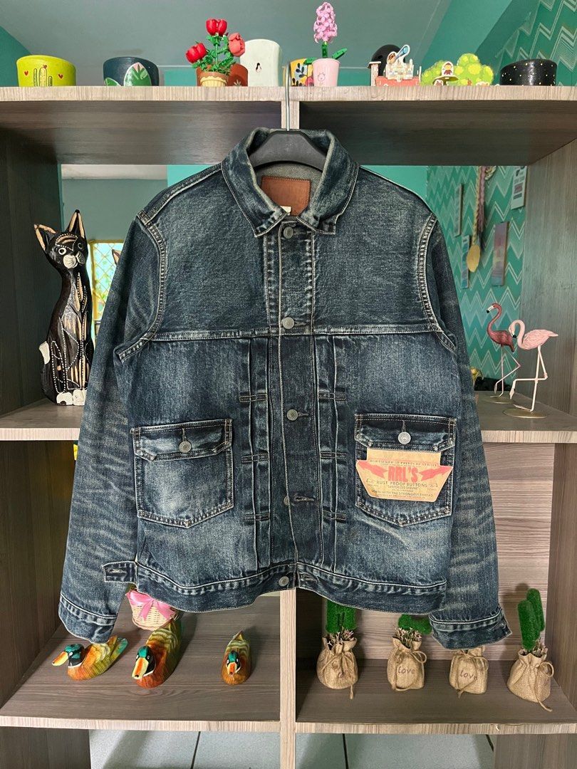 Rrl denim Trucker dead stock vintage design