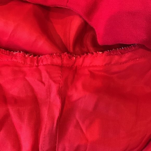 Carolina Herrera CAROLINA HERRERA size 16 knee length red dress in excellent Size XXL / US 16-18 / IT 52-54 - 11 Thumbnail