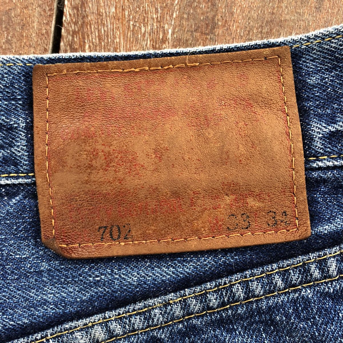 Levi's Vintage Levi's 702 Big E Selvedge Denim Pants Size US 33 - 4 Thumbnail