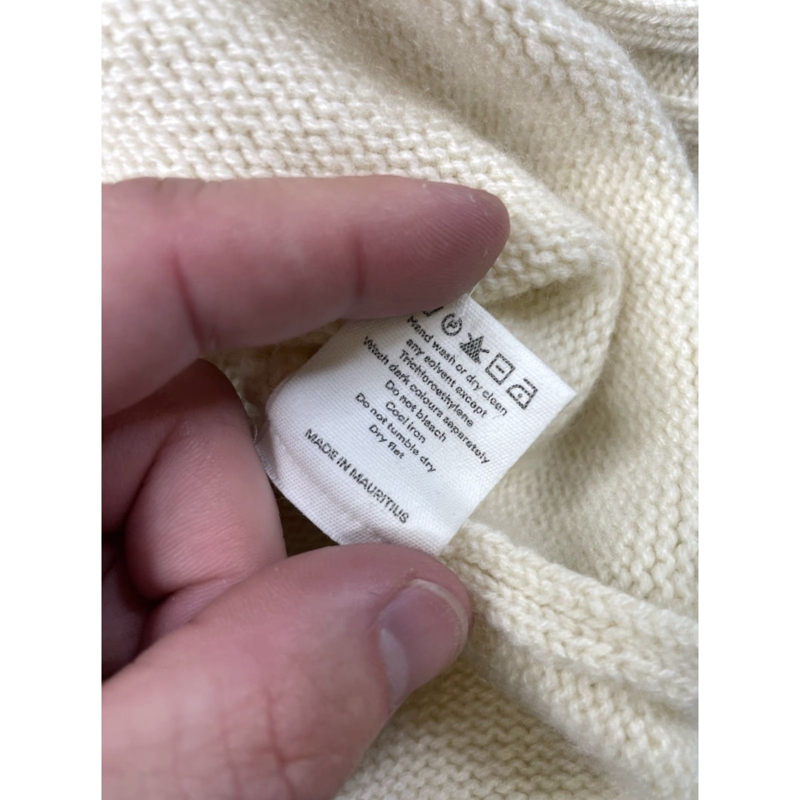 CHINTI & PARKER Chinti & Parker Sweater Pullover 100% Cashmere Knit Round Neck Long Sleeve Beige S Womens Regular Pullovers Size S / US 4 / IT 40 - 8 Thumbnail