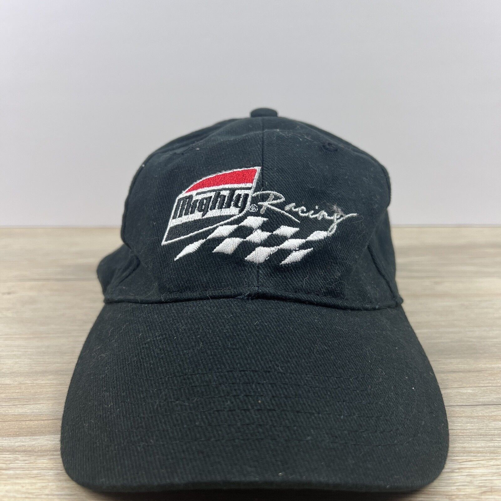 Other Mighly Racing Hat Adjustable Hat Black Adjustable Hat Adult Size ONE SIZE - 4 Thumbnail