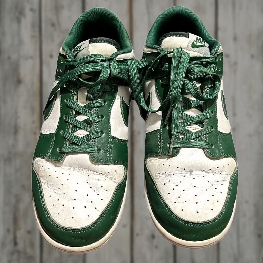 Nike Nike Dunk Low Michigan State Green Shoe 11 Mens Sneaker DD1391-101 Size US 11 / EU 44 - 1 Thumbnail