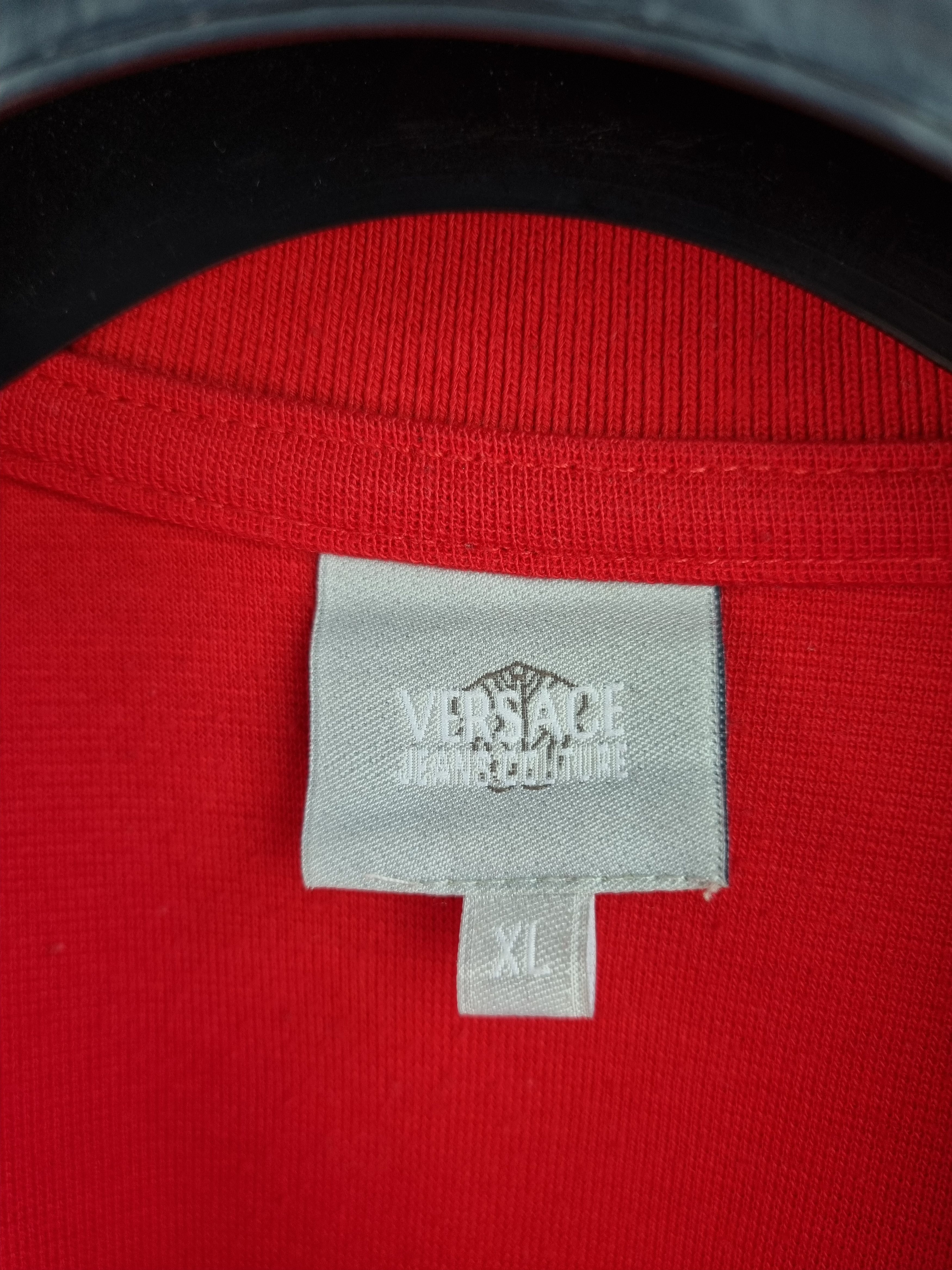 Gianni Valentino × Versace × Vintage Rare VERSACE Fluffy Comfy Collared Sweater Button Up Size US XL / EU 56 / 4 - 13 Thumbnail