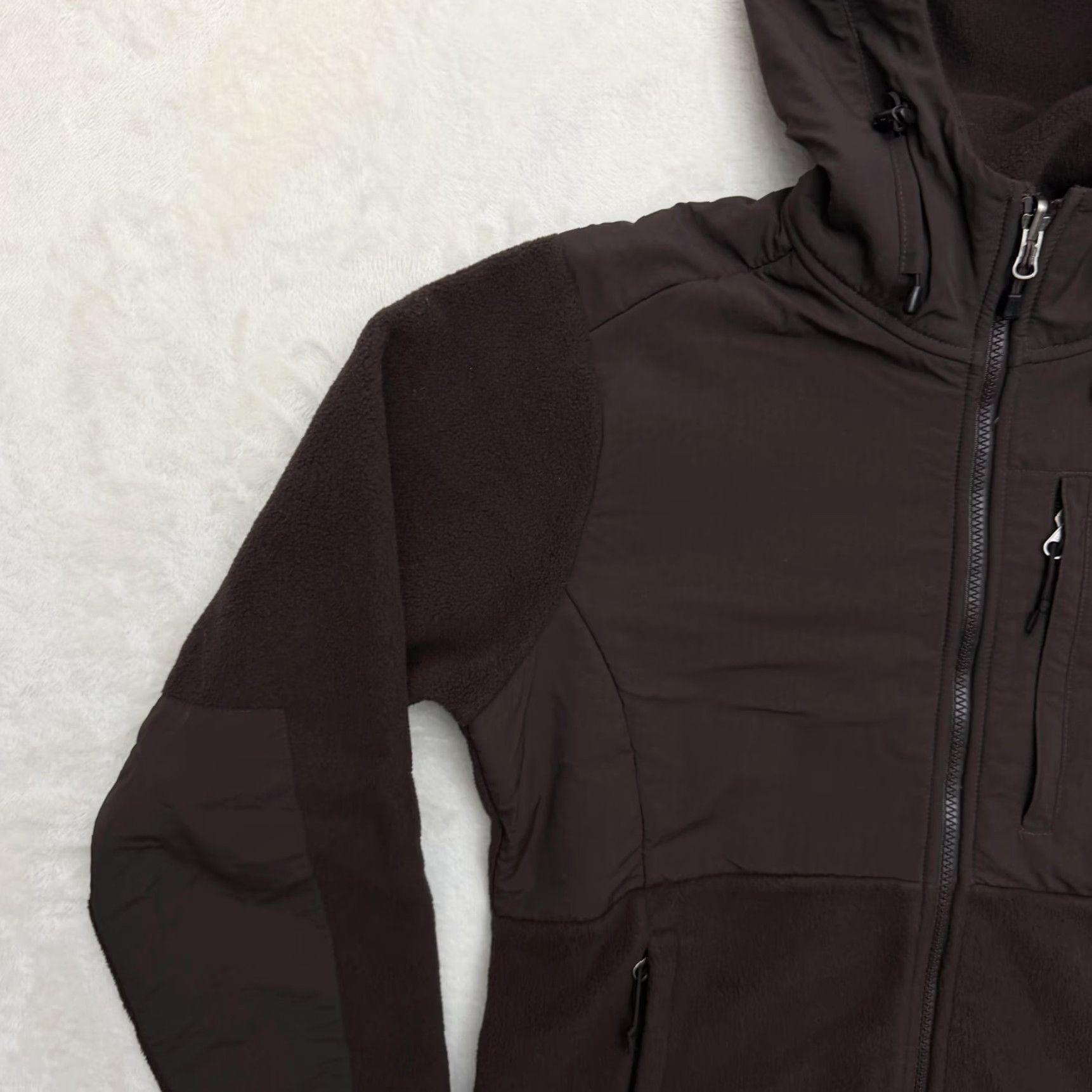 The North Face The North Face Jacket Womens Medium Brown Polartec Fleece Hooded Full Zip Warm Size M / US 6-8 / IT 42-44 - 5 Thumbnail