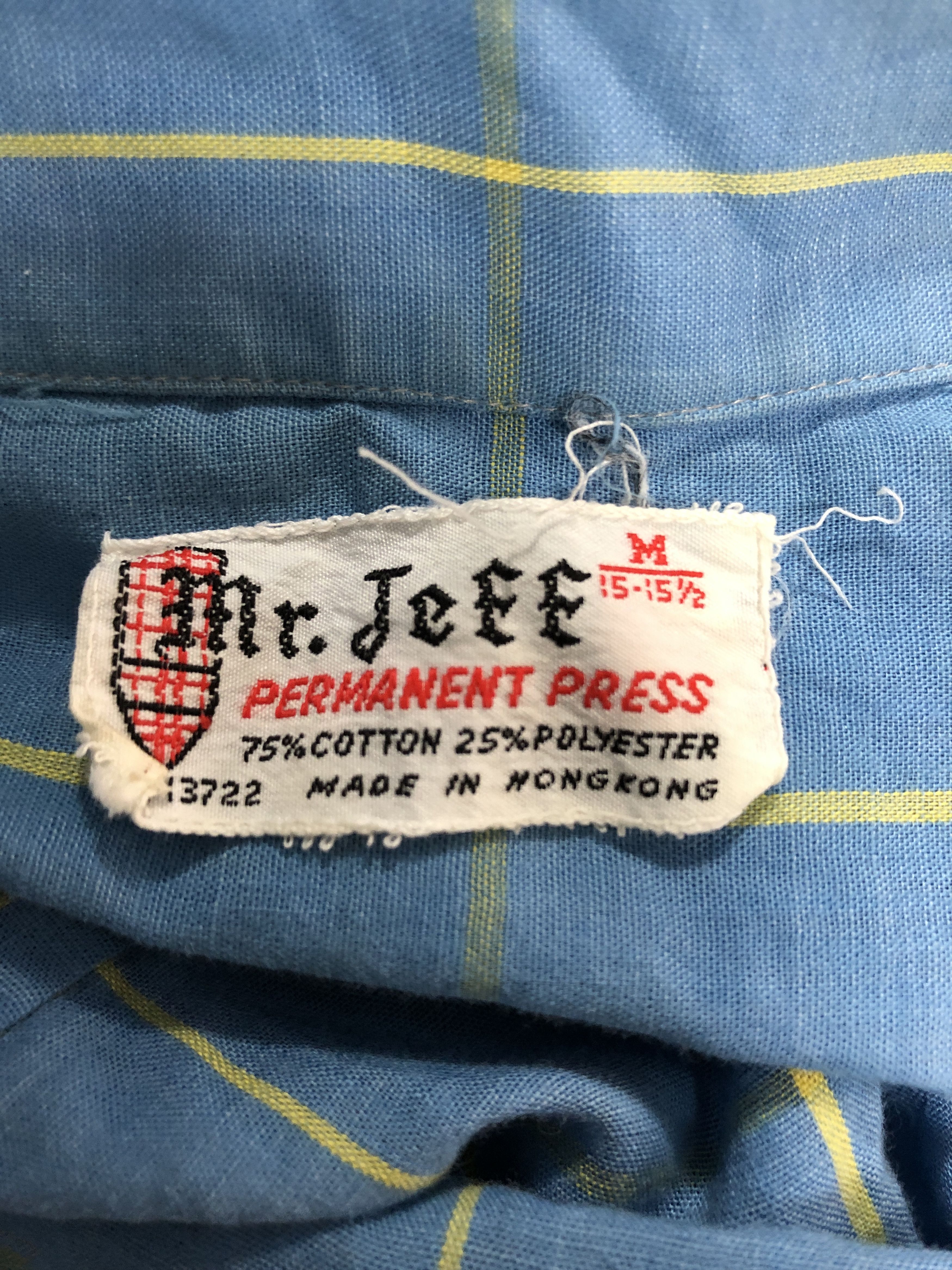 Vintage Vintage check camp collar shirt 11-4-51 102 Size US M / EU 48-50 / 2 - 3 Thumbnail