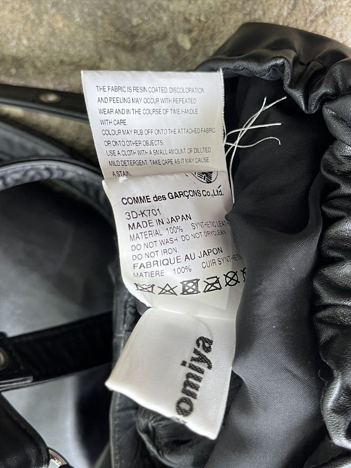 Comme des Garcons Comme Des Garcons Noir Kei Ninomiya Leather Gloves Size US M / EU 48-50 / 2 - 11 Thumbnail