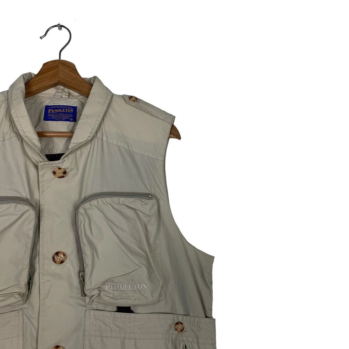 Pendleton PENDLETON Woolen Mills Utility Tactical Vest #0059-C4 Size US S / EU 44-46 / 1 - 6 Thumbnail