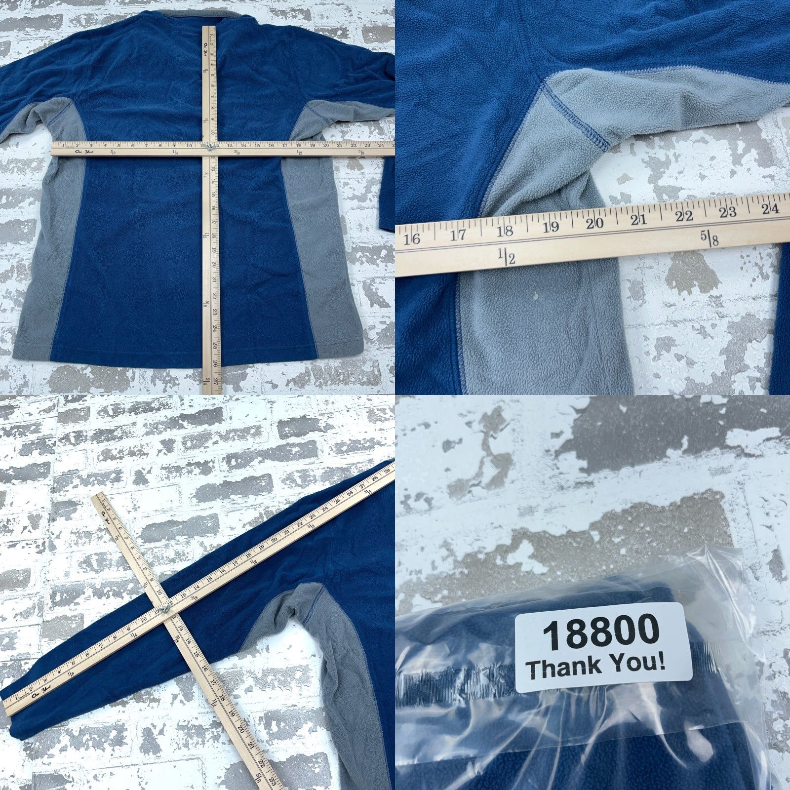 Vintage Columbia Sweater Men Medium Blue Fleece Pullover 1/4 Zip Mock Neck Casual Travel All Seasons Pockets Logo Zipper Knit Solid Spring Winter Fall Mens Size US M / EU 48-50 / 2 - 8 Thumbnail