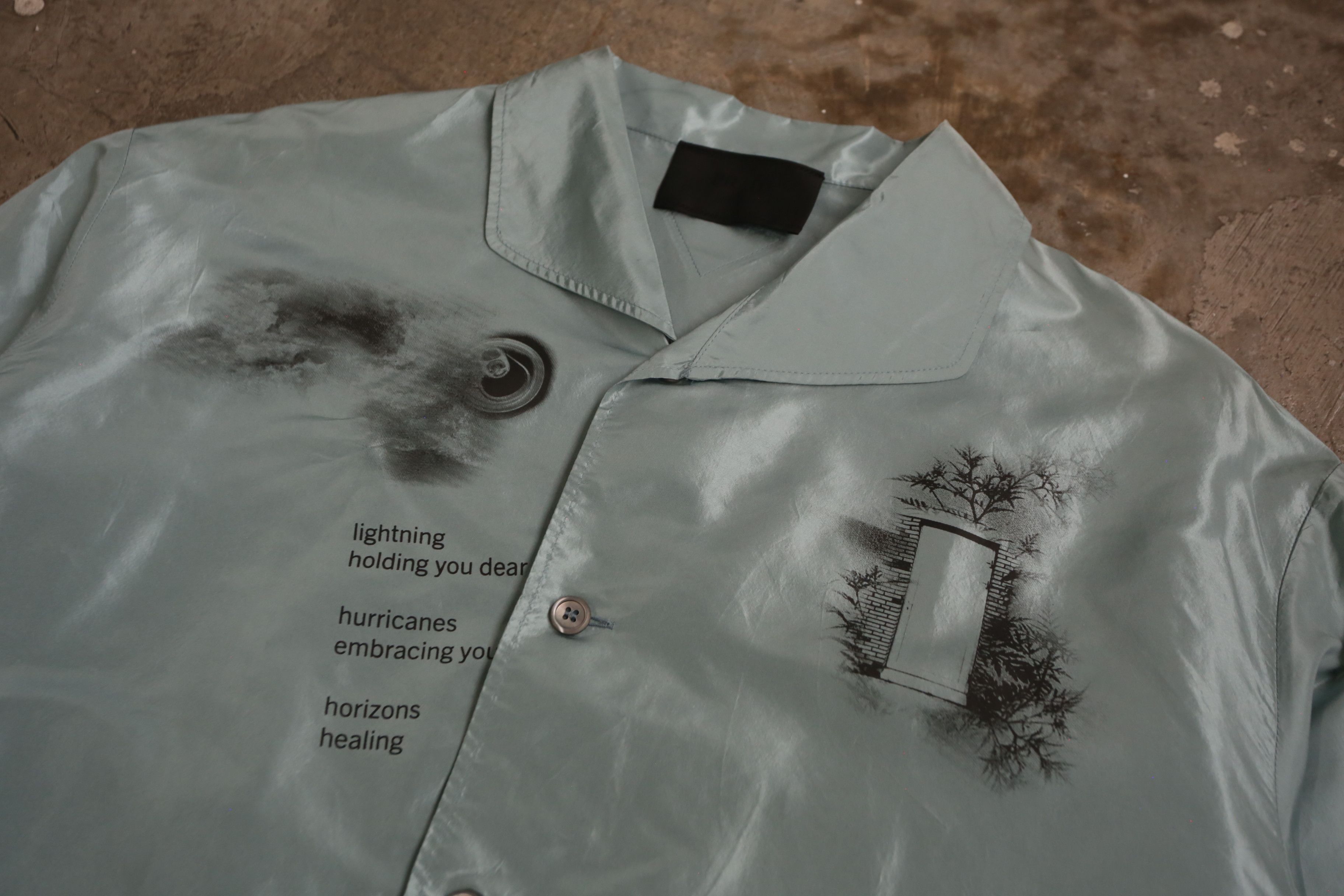Prada Prada - F/W 22 - Printed Silk Shirt Size US L / EU 52-54 / 3 - 5 Thumbnail