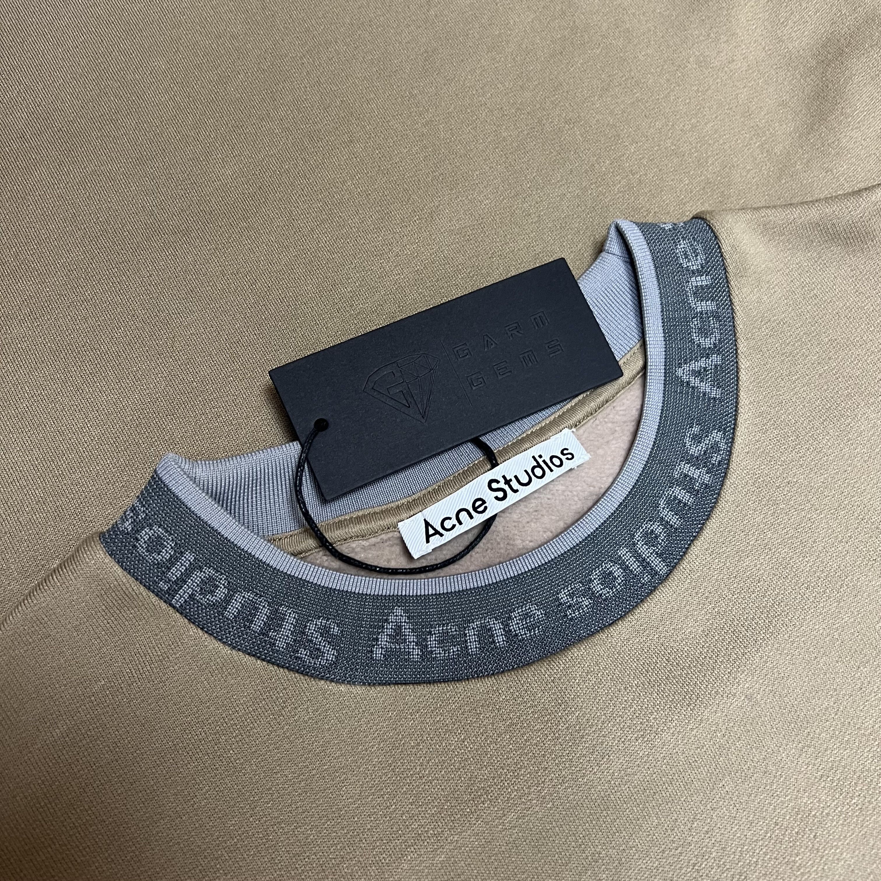 Acne Studios Acne Studios Oversized Logo Rib Sweatshirt Size US M / EU 48-50 / 2 - 3 Thumbnail