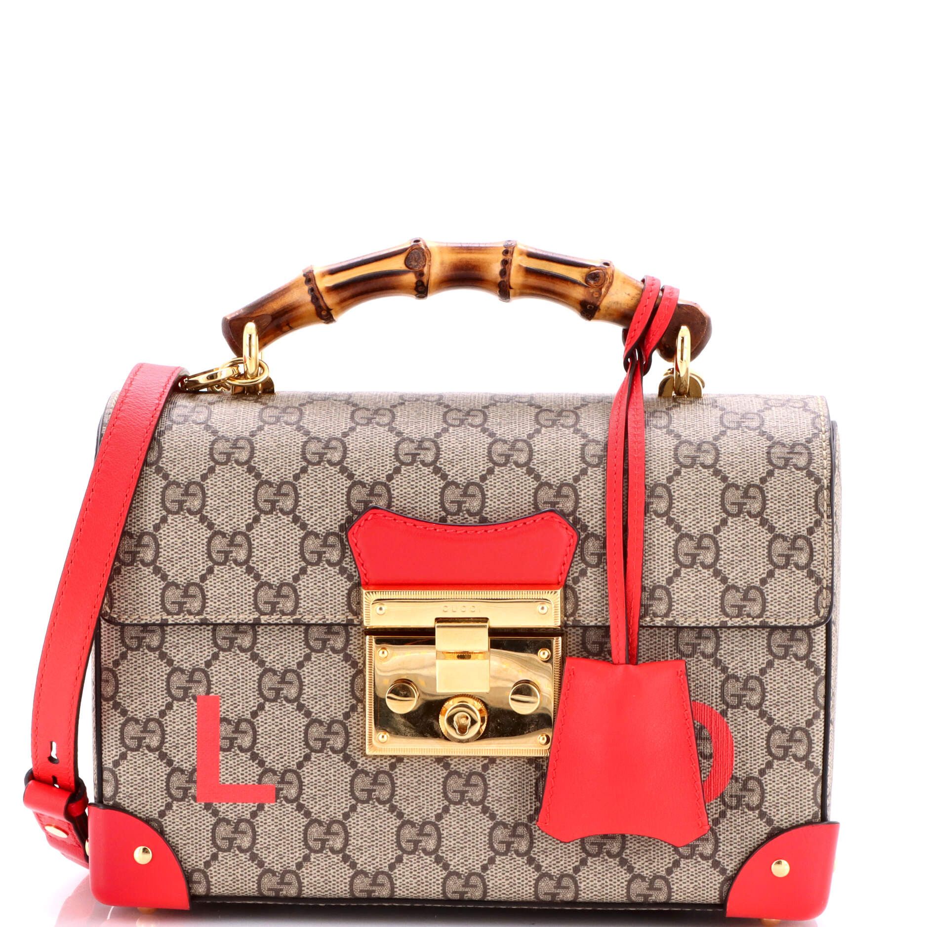 Gucci Padlock Bamboo Shoulder Bag Size ONE SIZE - 1 Thumbnail