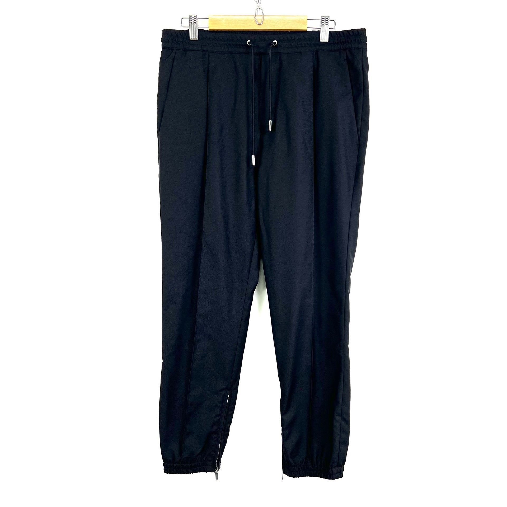 Dior Dior Black Mid-Waist Knit Joggers Size US 30 / EU 46 - 1 Thumbnail
