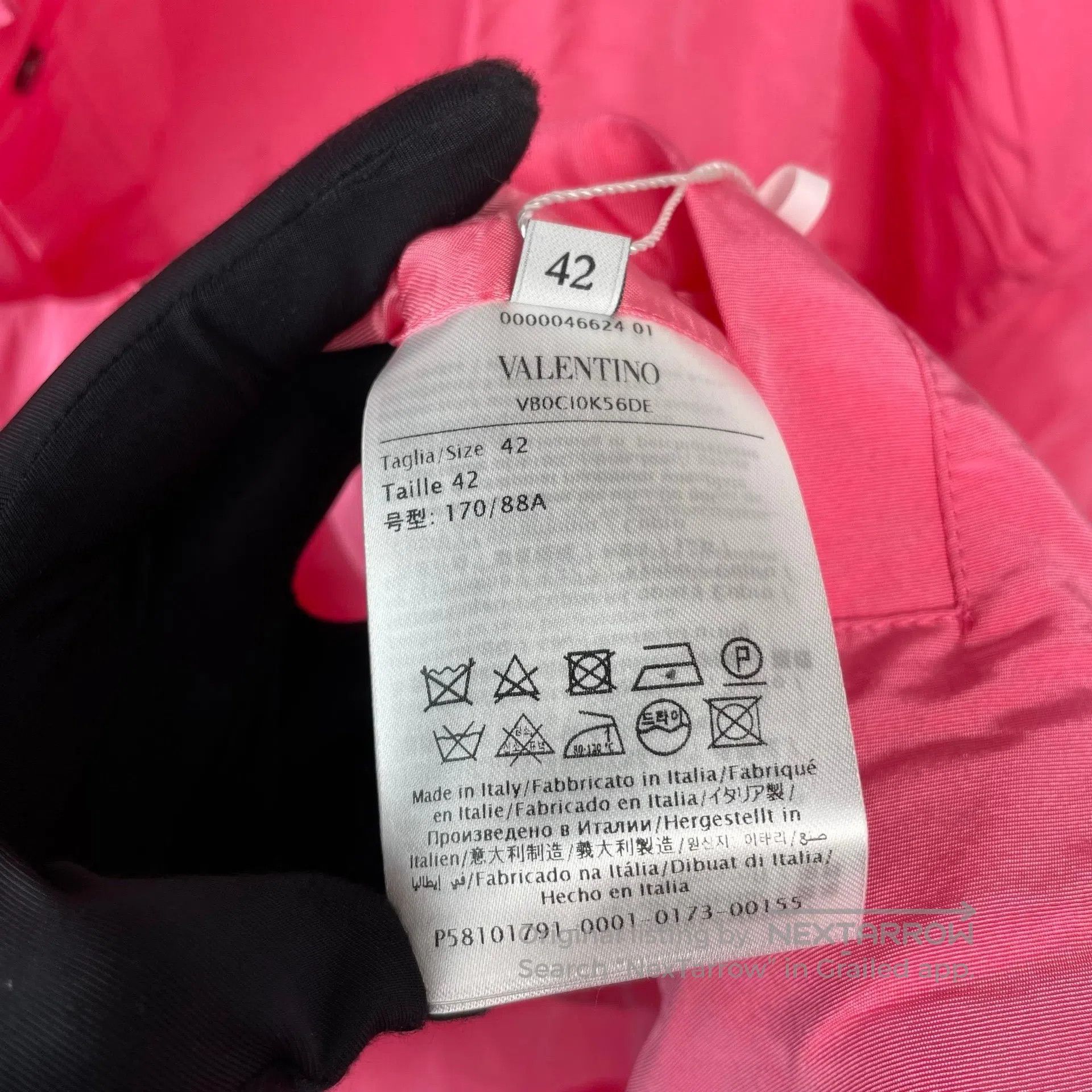 Valentino Valentino Pink Oversized Shirt Jacket| Size M / US 6-8 / IT 42-44 - 5 Thumbnail