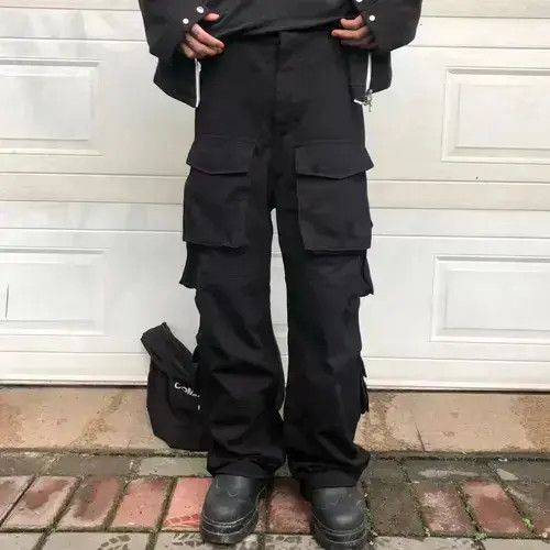 VIBE Black Cargo Jeans Size US 30 / EU 46 - 5 Thumbnail