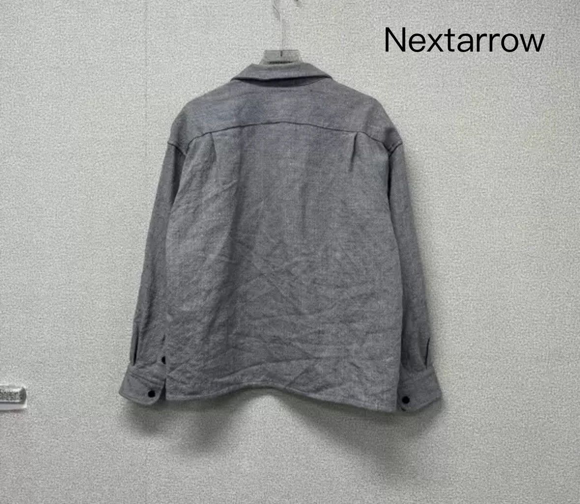 Visvim Visvim's new gray Cuban collar button up long sleeved shirt Size US M / EU 48-50 / 2 - 2 Thumbnail