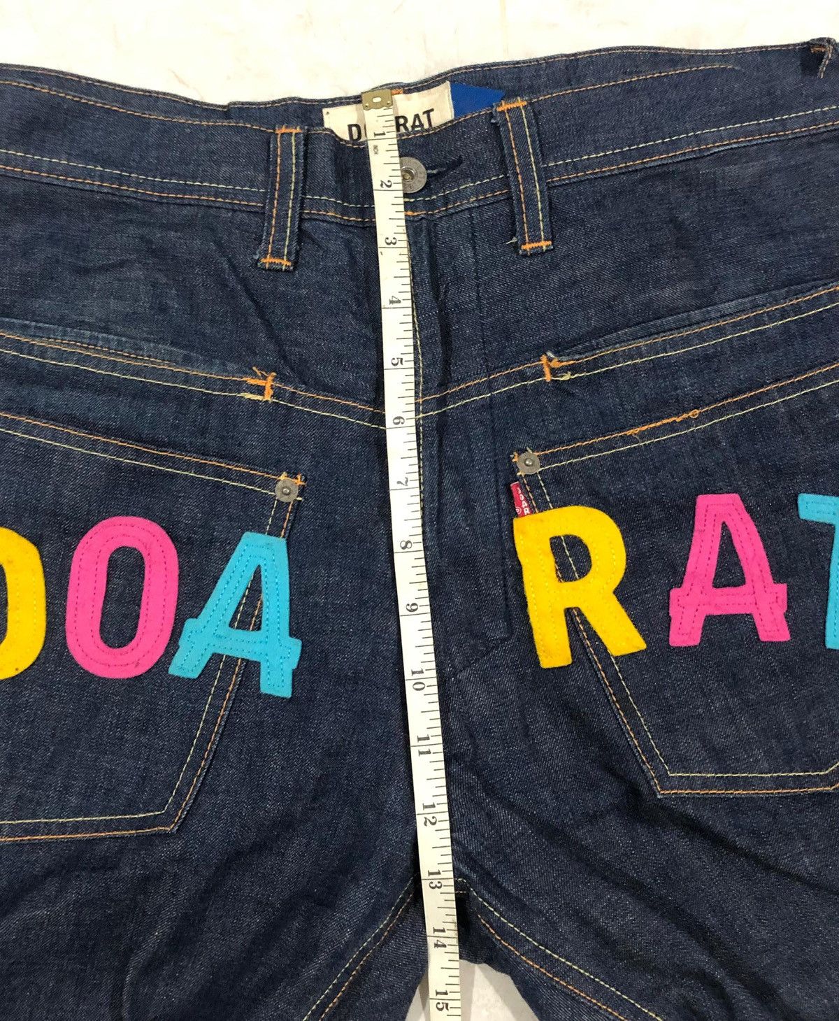 If Six Was Nine × Japanese Brand Doarat Denim Rare Design Fashion Style Size US 33 - 13 Thumbnail