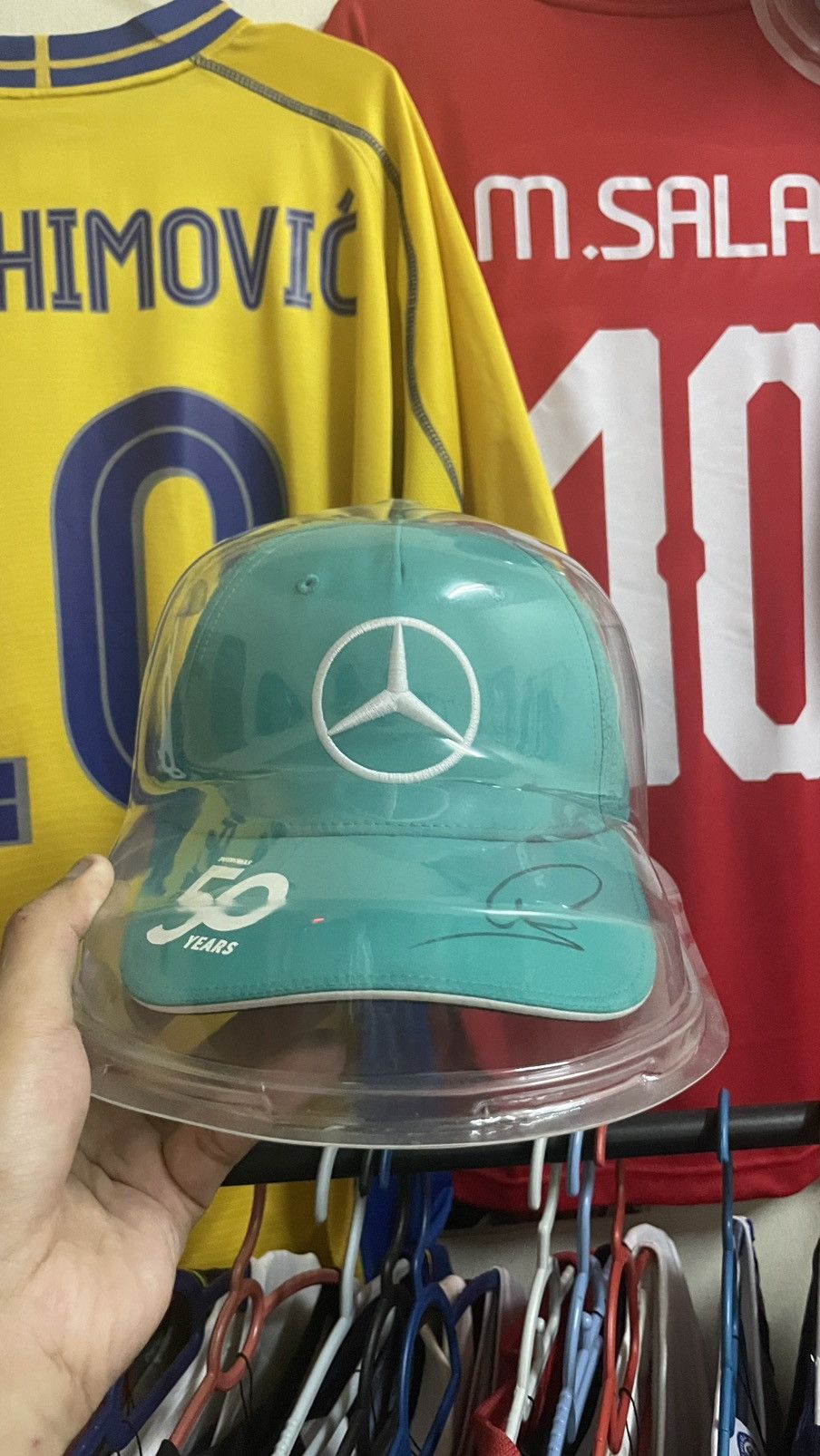 Formula 1 × Mercedes-Benz Lewis Hamilton Signed Mercedes Cap Size ONE SIZE - 4 Thumbnail
