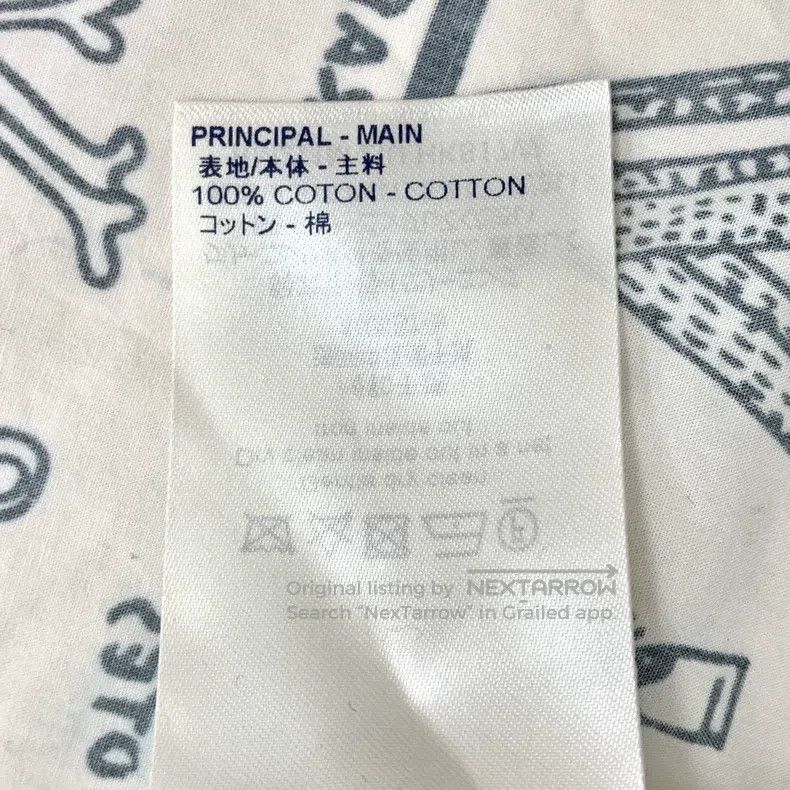 Louis Vuitton Louis Vuitton White logo doodle print full-print cotton la Size US S / EU 44-46 / 1 - 7 Thumbnail