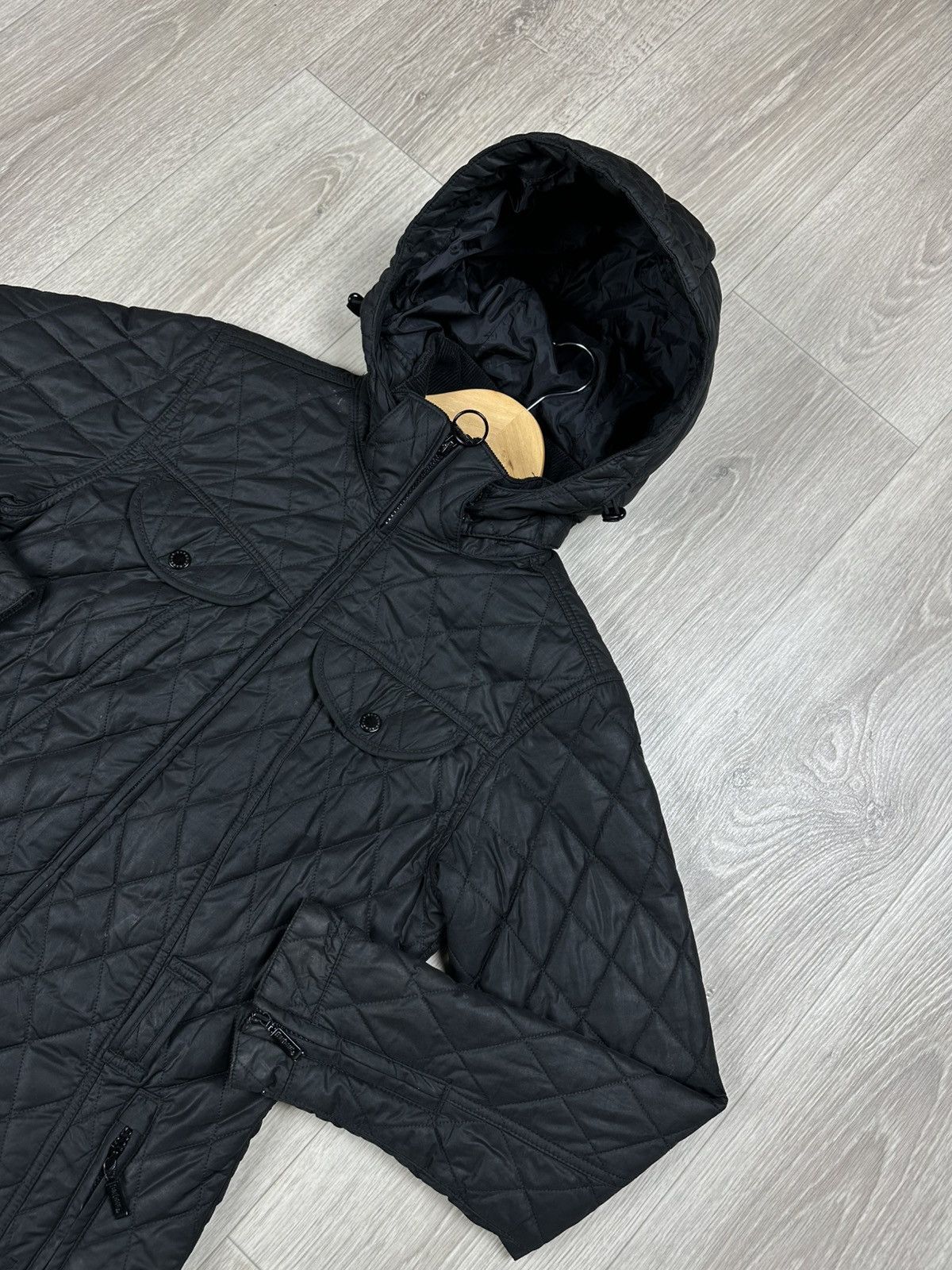 Barbour × Vintage Women Barbour Grace Silken Polarquilted Quilted Jacket Size M / US 6-8 / IT 42-44 - 2 Thumbnail