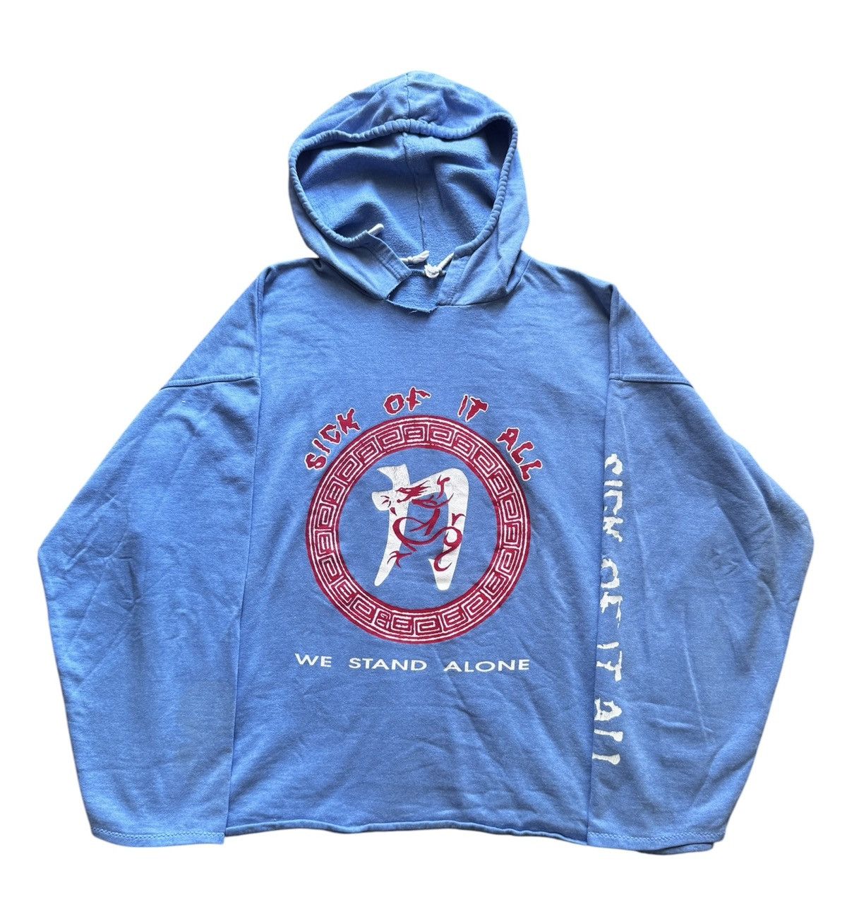 Band Tees Vintage 90s Sick of it All Hoodie stand alone Hardcore band Size US L / EU 52-54 / 3 - 1 Thumbnail