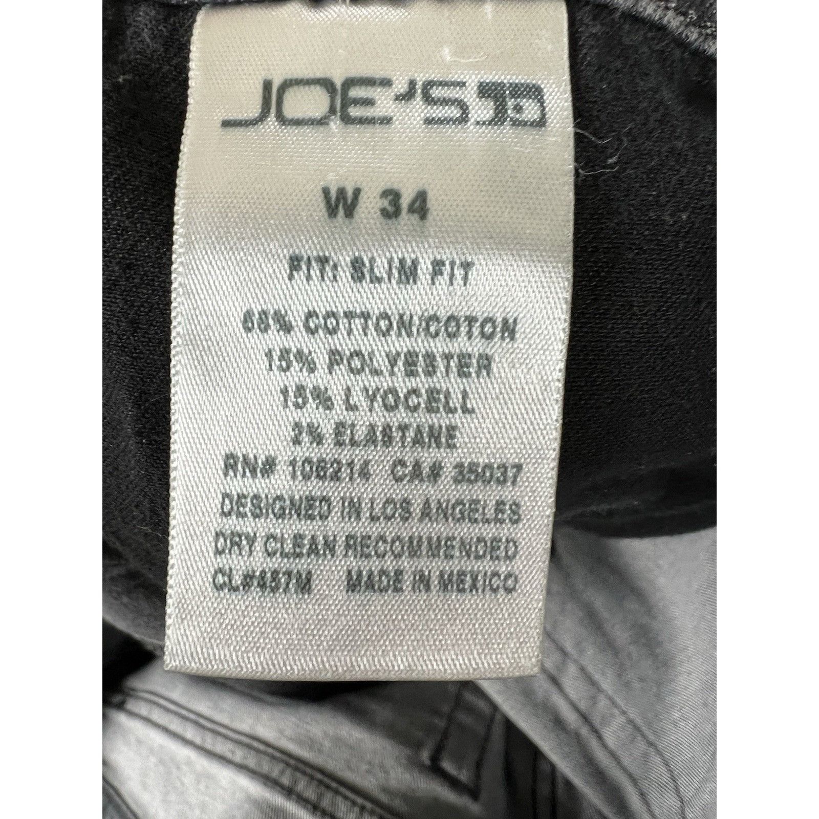 Joe's Joe’s Jeans Gray Roberts Slim Fit Skinny Size 34x28 Size US 34 / EU 50 - 6 Thumbnail