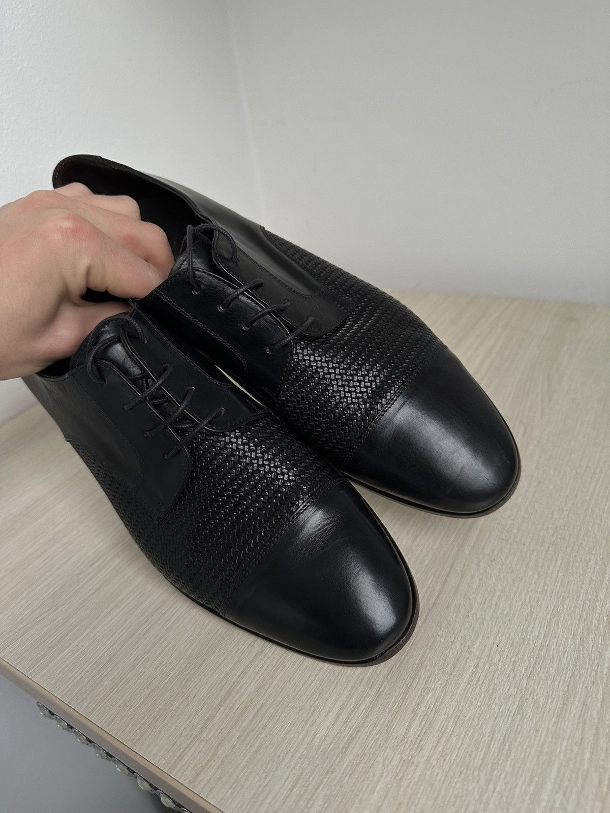 Canali Canali Leather Oxford Shoes Size US 8 / EU 41 - 5 Thumbnail