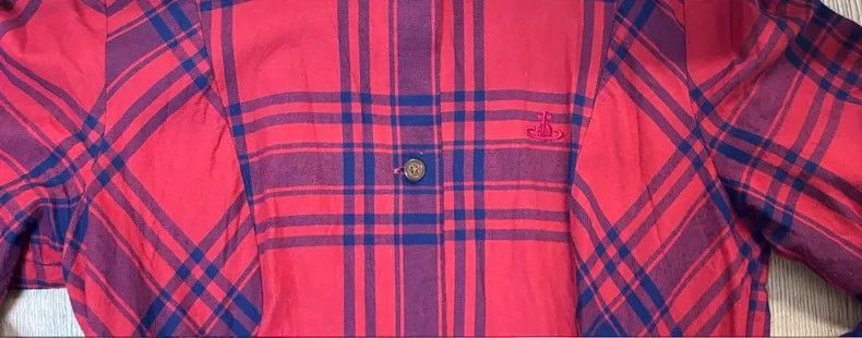 Vivienne Westwood Vivienne Westwood size1 Mid-old irregular plaid shirt skirt Size S / US 4 / IT 40 - 4 Thumbnail
