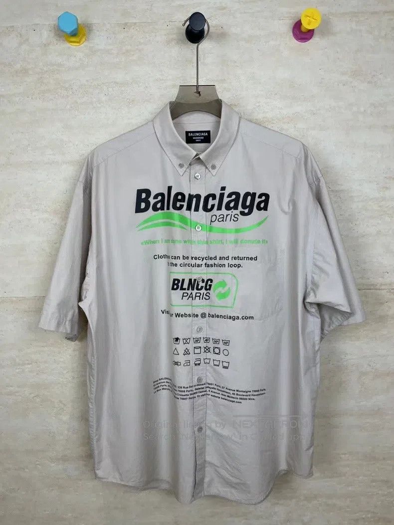 Balenciaga Balenciaga Eco-friendly Coke short-sleeve shirt, size XS Size US XS / EU 42 / 0 - 1 Thumbnail