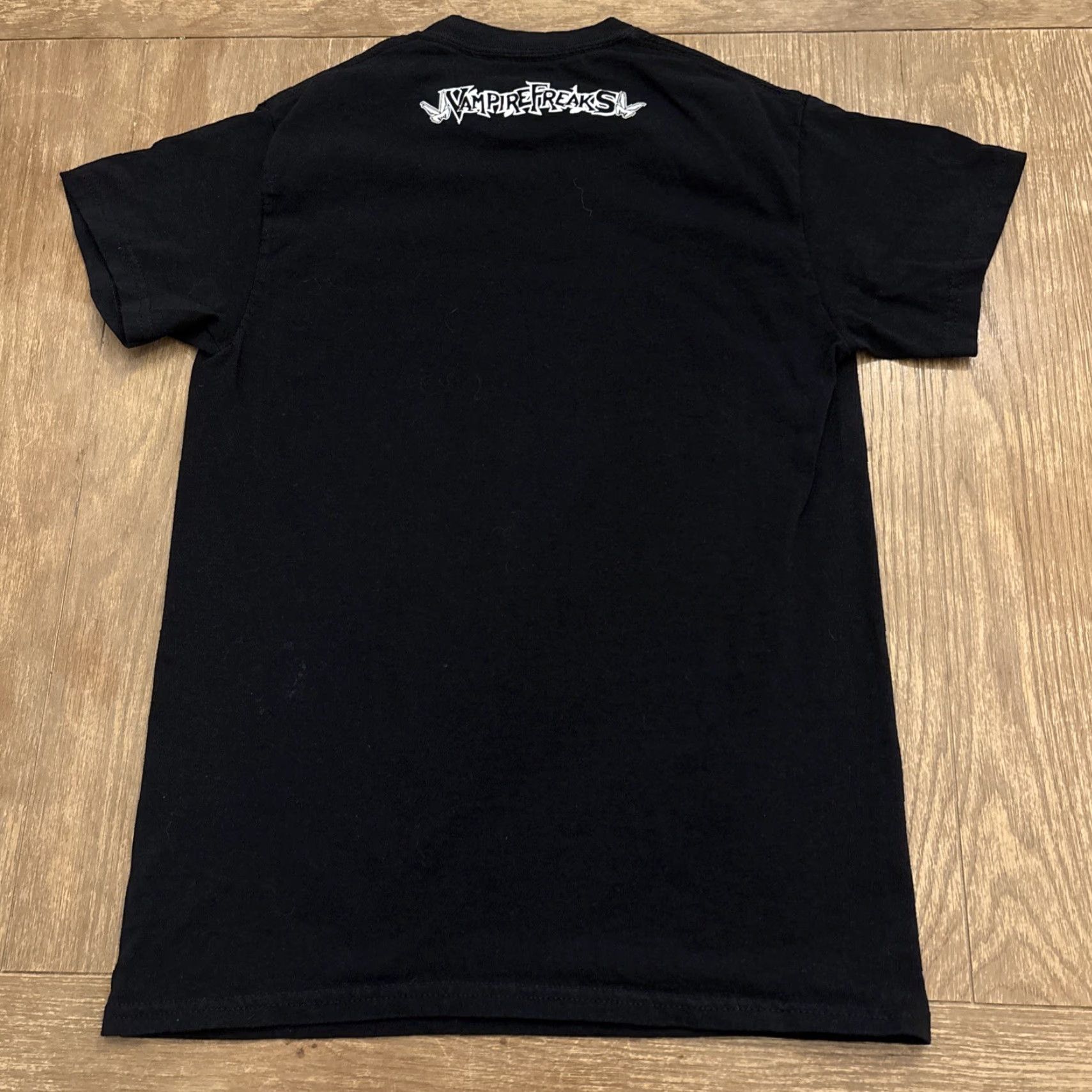 Vintage VINTAGE Vampire Freaks Apocalypse Soldier Shirt Men Size S Black Gothic Horror Crew Neck Size US S / EU 44-46 / 1 - 4 Thumbnail