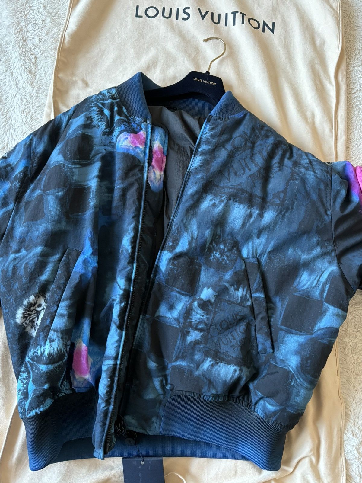 Louis Vuitton Louis Vuitton, Virgil Abloh - Salt Print Bomber 2021 Size US L / EU 52-54 / 3 - 9 Thumbnail