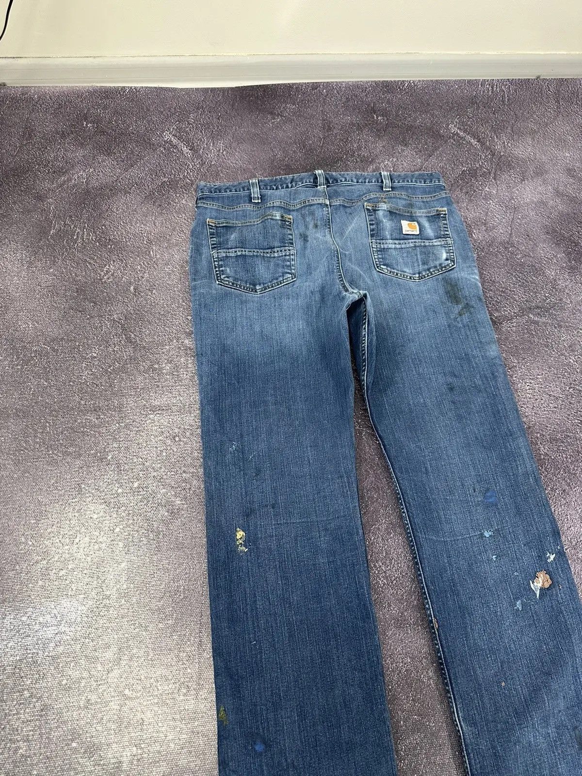 Carhartt × Vintage Vintage Carhartt Relaxed Fit Blue Denim American Hype Jeans Size US 38 / EU 54 - 5 Thumbnail