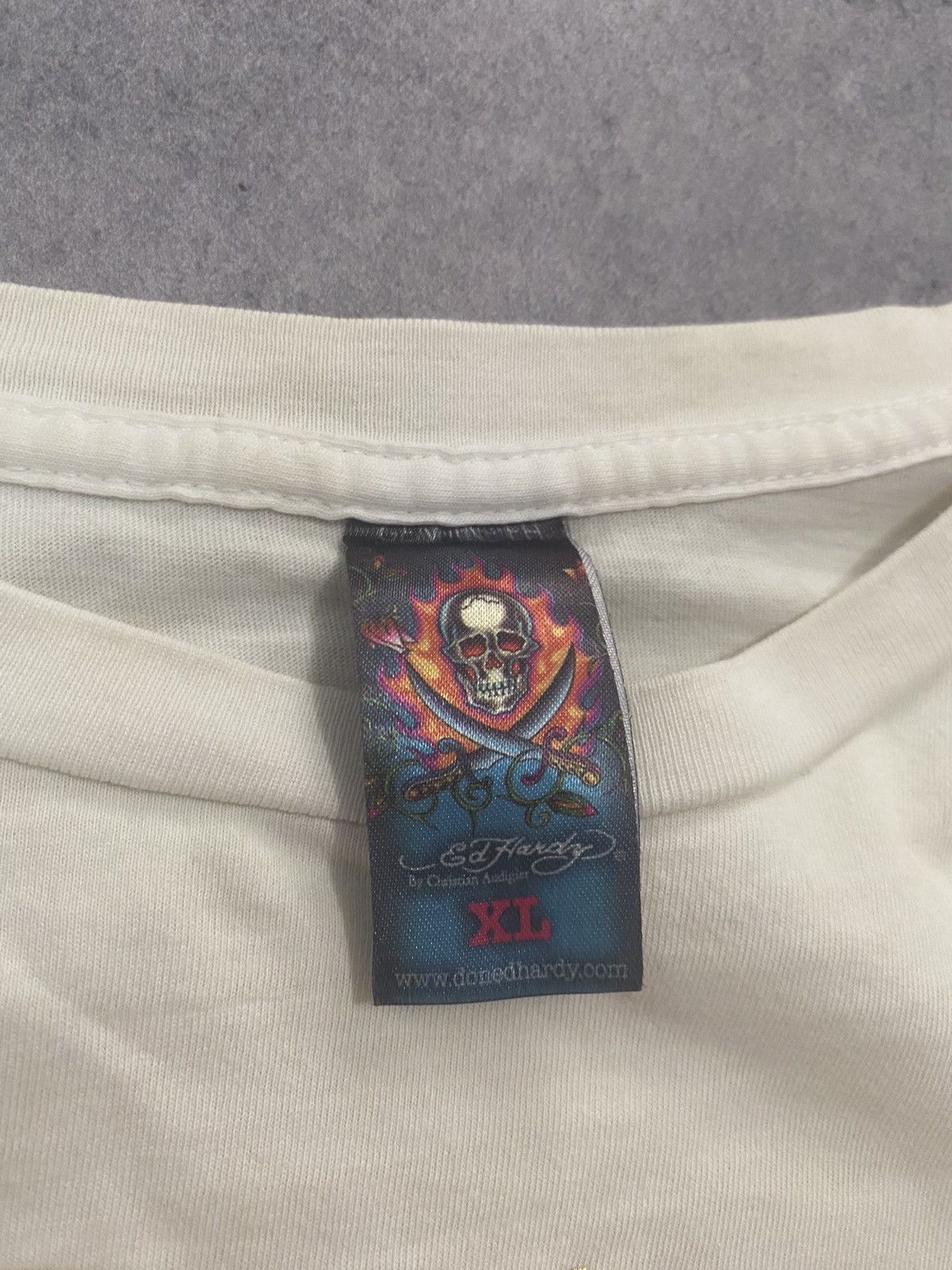 Ed Hardy × Vintage Ed Hardy by Christian Audigier T-Shirt Made in USA Size US XL / EU 56 / 4 - 8 Thumbnail