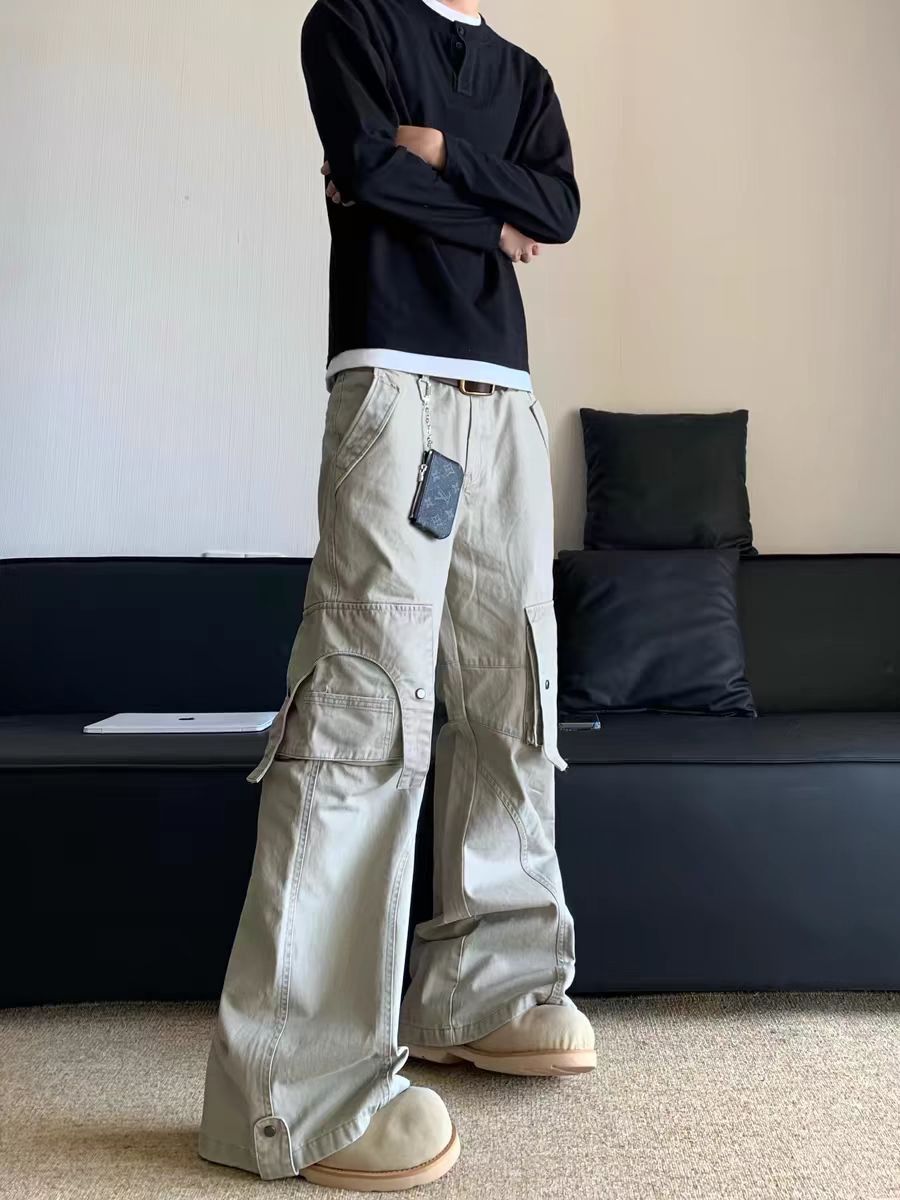 Japanese Brand × Jean Workwear Straight Pocket Washed Casual Jeans Size US 34 / EU 50 - 1 Thumbnail