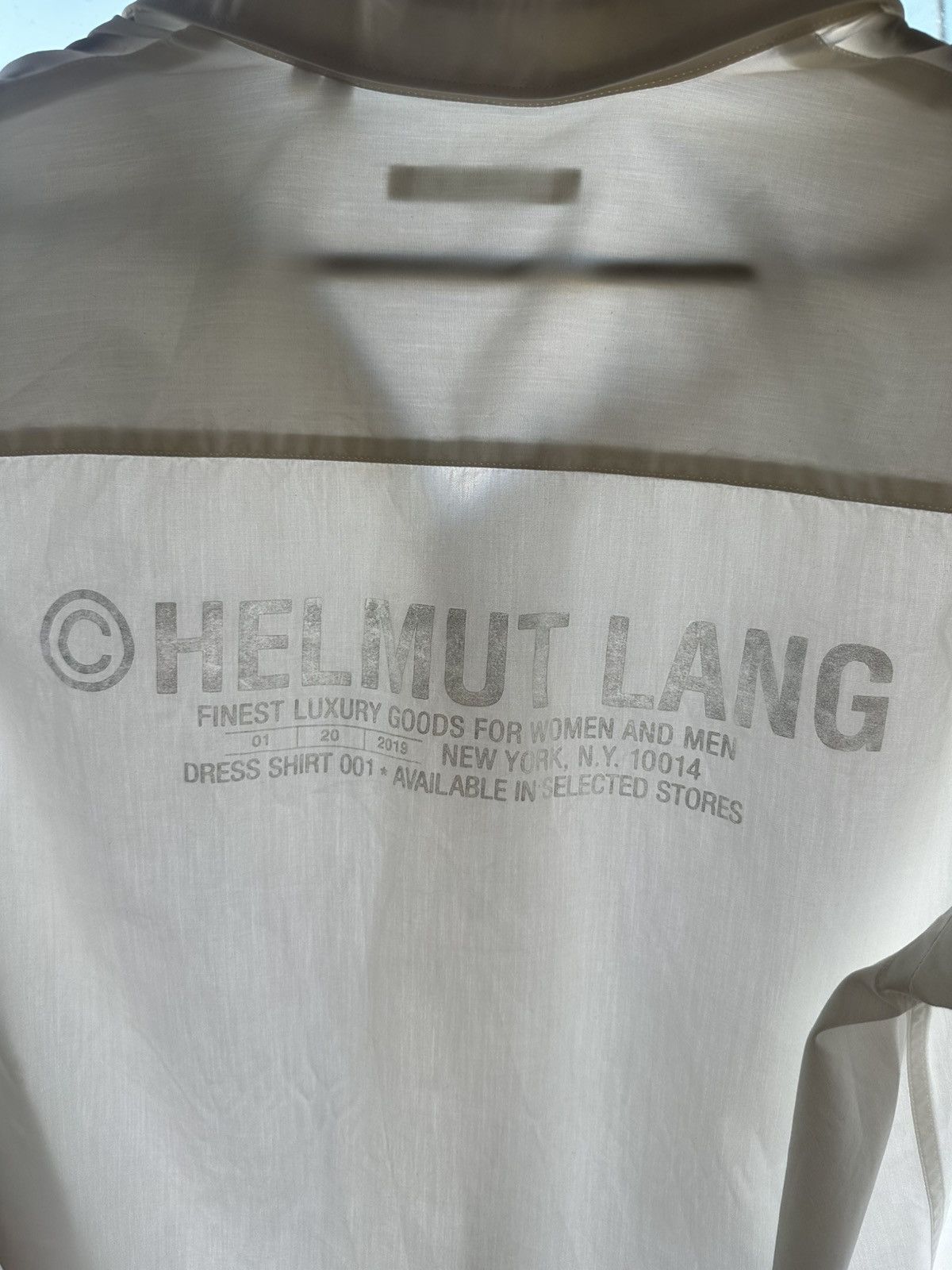 Helmut Lang Helmut Lang Silver Chrome Logo Shirt Size US M / EU 48-50 / 2 - 3 Thumbnail