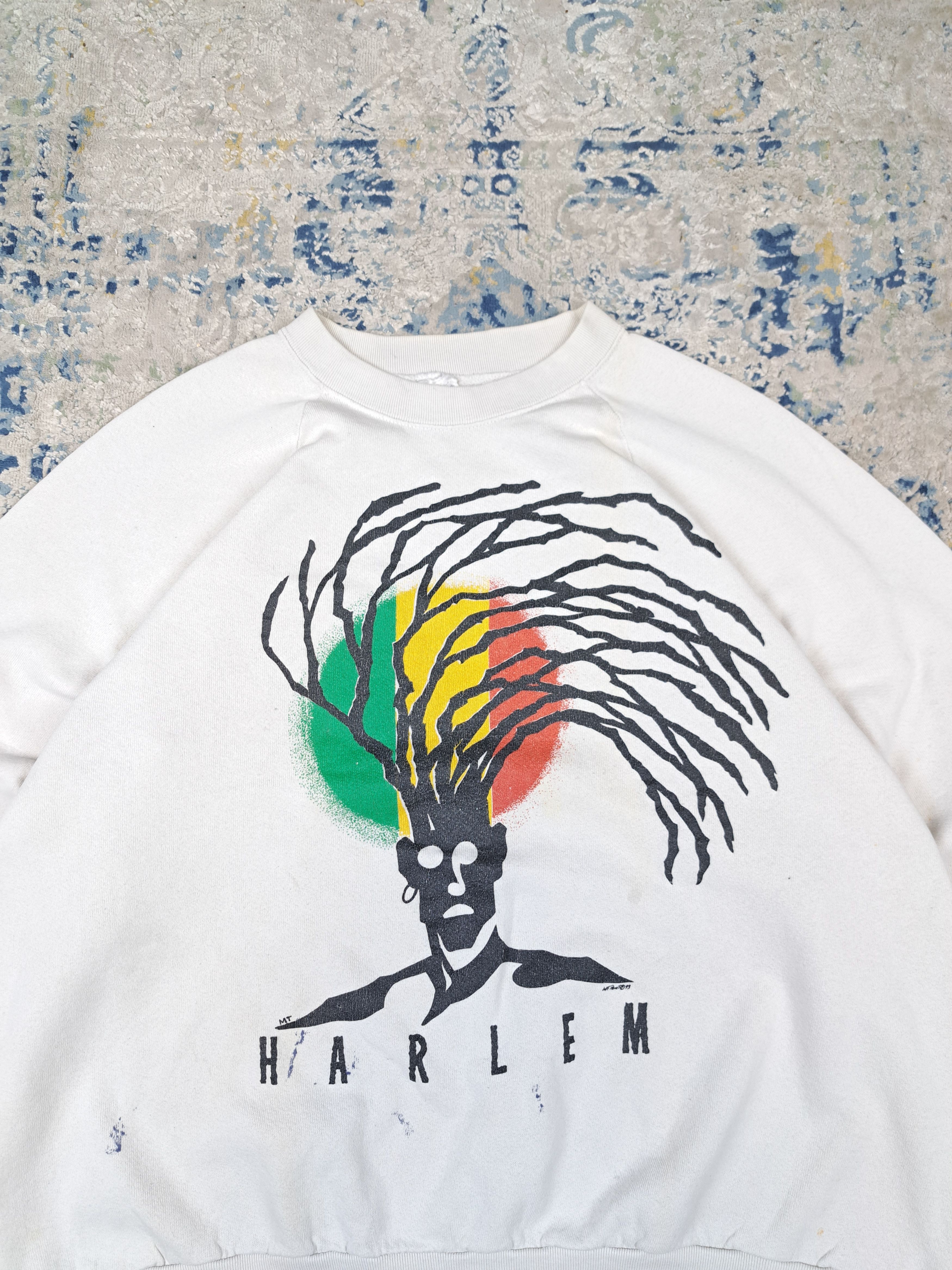 Rap Tees Vintage 1993 Harlem Sweatshirt Baggy Hip Hop Tribe Size US XL / EU 56 / 4 - 2 Thumbnail